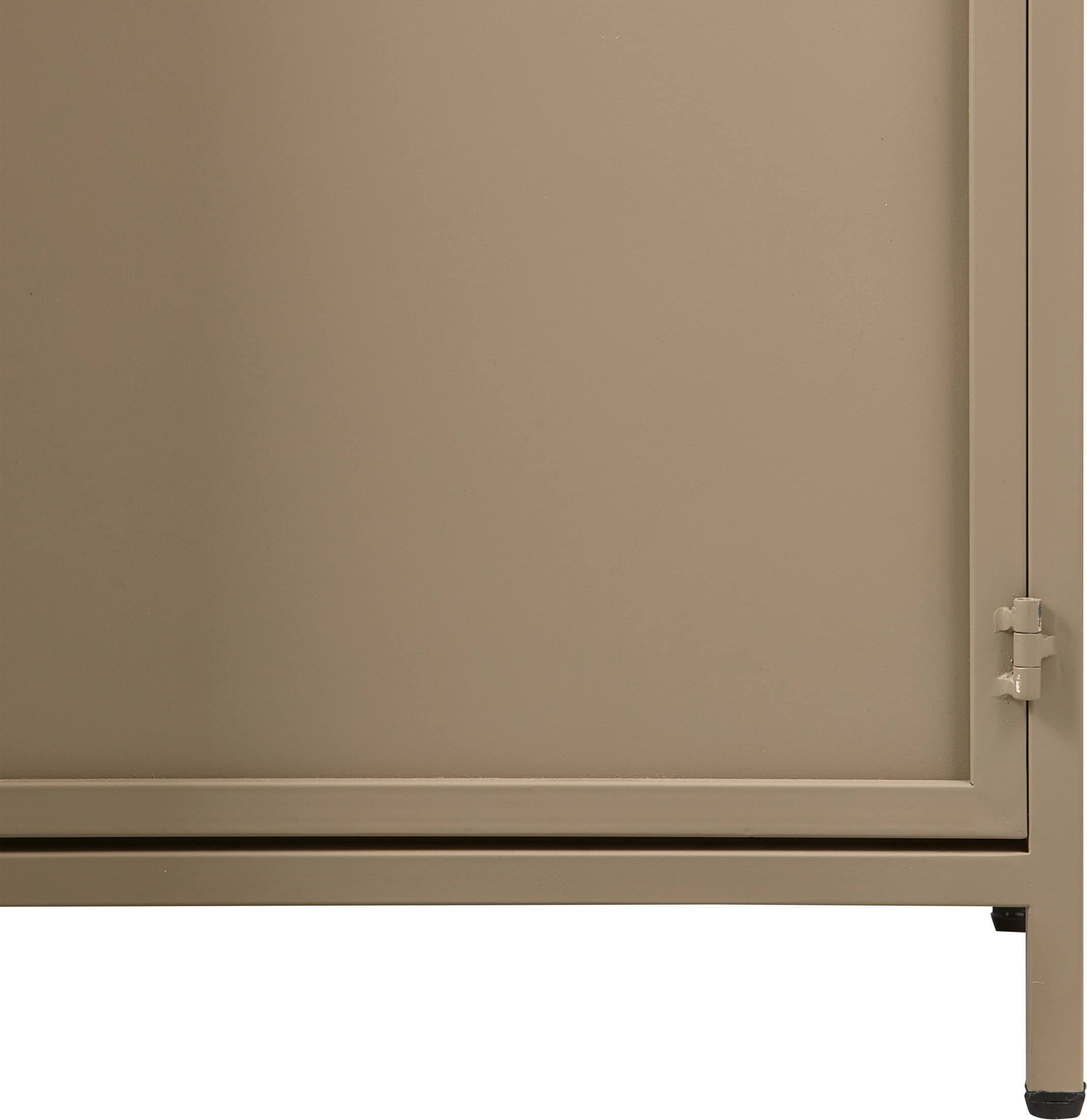 WOOOD Vitrinekast 'Exhibit' 170 x 99cm, kleur Khaki