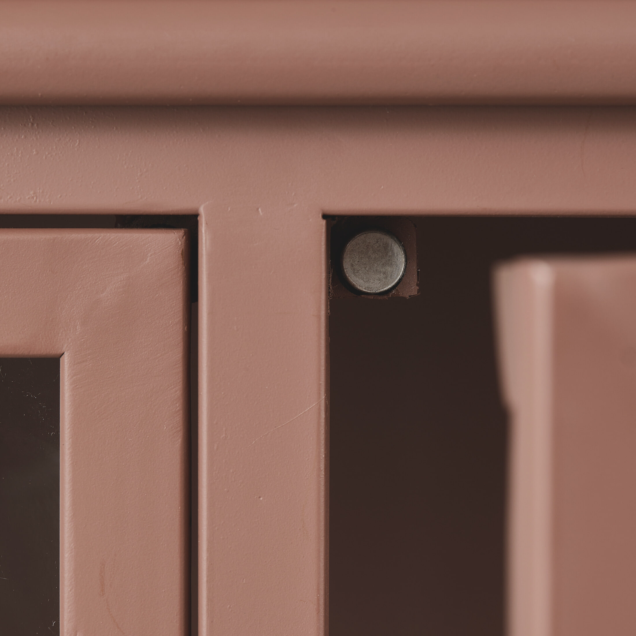 WOOOD Vitrinekast 'Exhibit' 170 x 99cm, kleur Tan