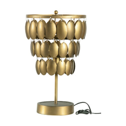 BePureHome Tafellamp 'Moondust', kleur Antique Brass