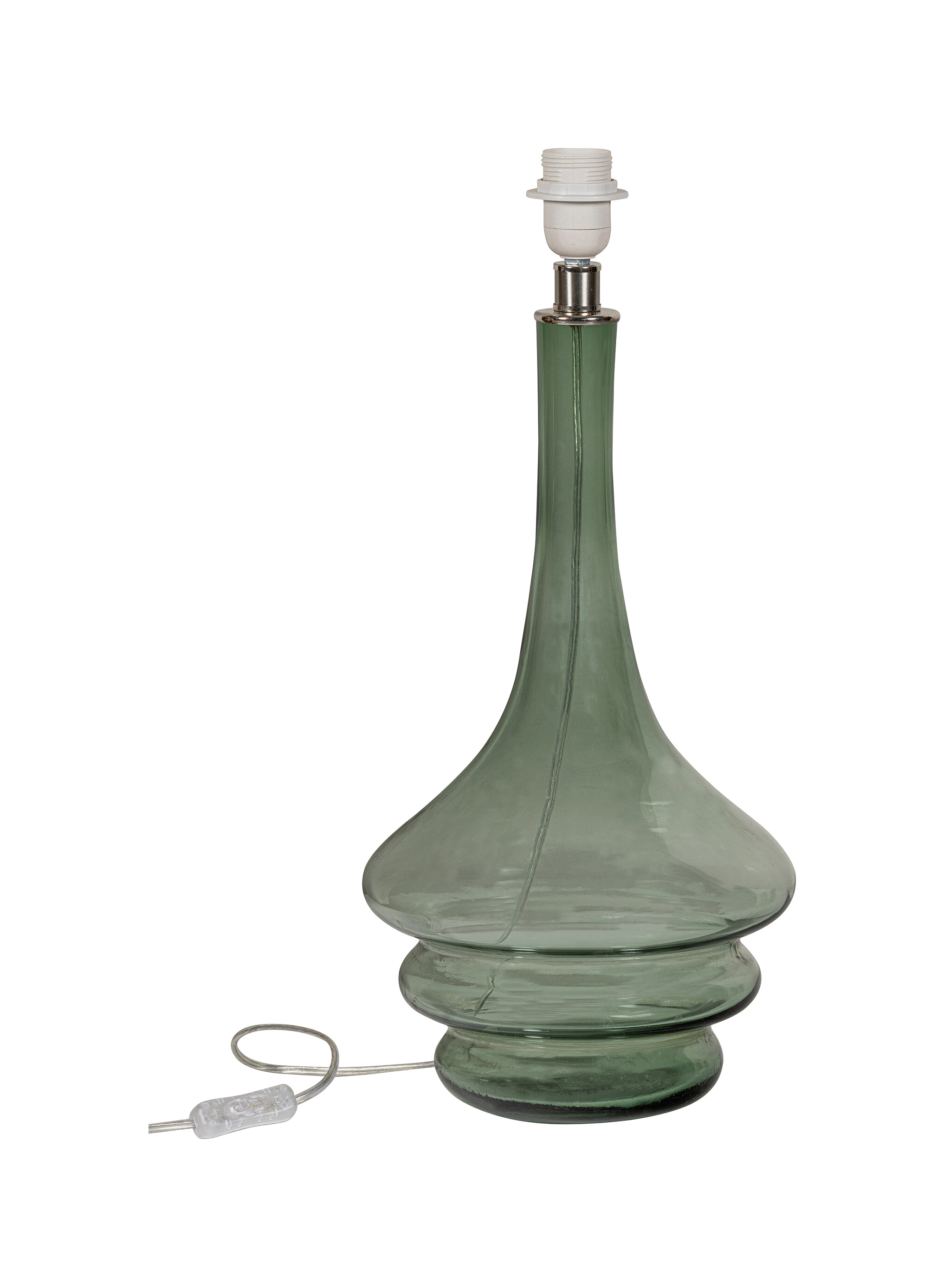 BePureHome Tafellamp Straw Glas - Olijfgroen (excl. kap)