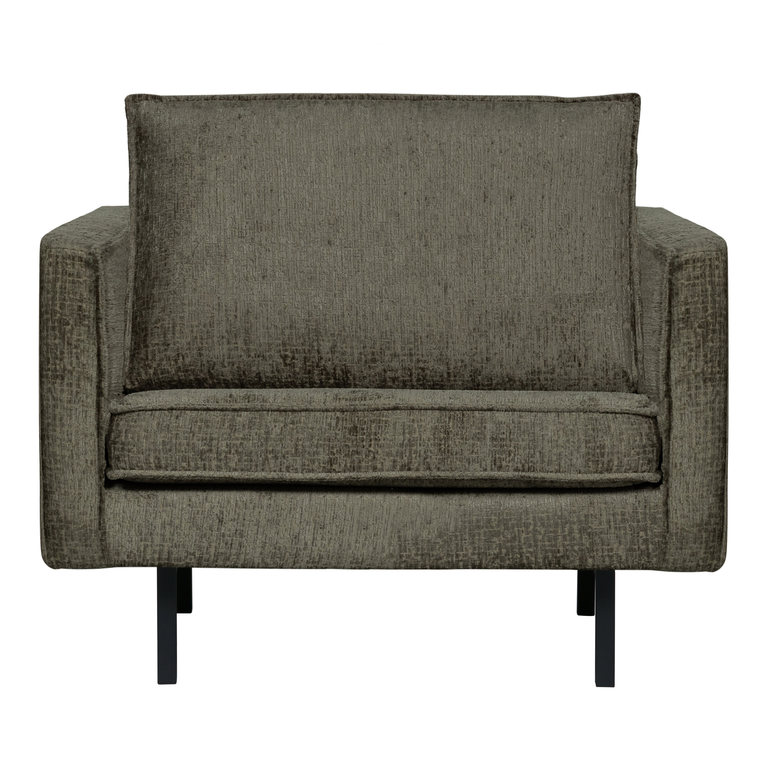 WOOOD Fauteuil 'Rodeo' Structure Velvet, kleur Frost