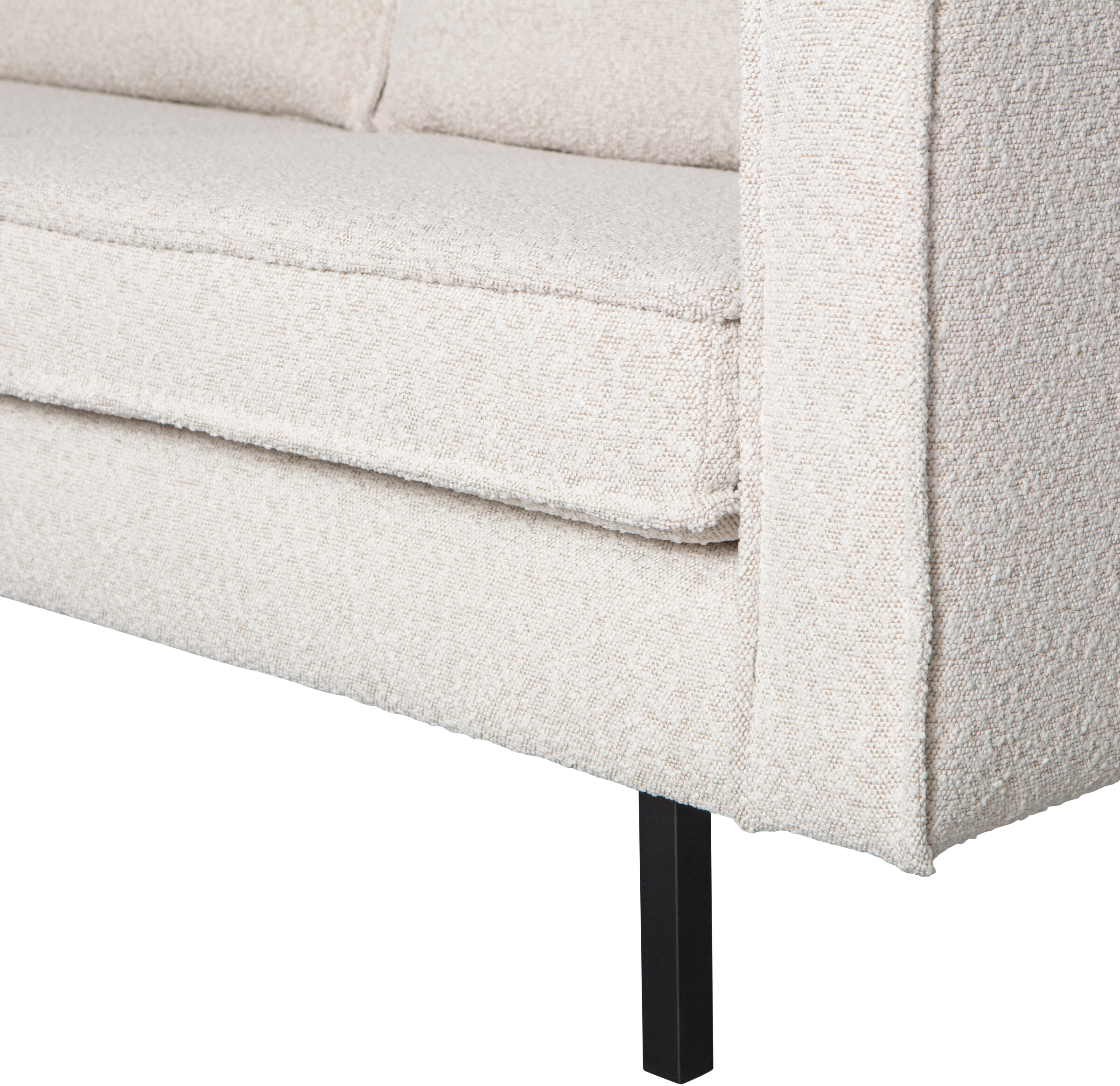 WOOOD 2,5-zits Bank 'Rodeo' Bouclé, kleur Naturel
