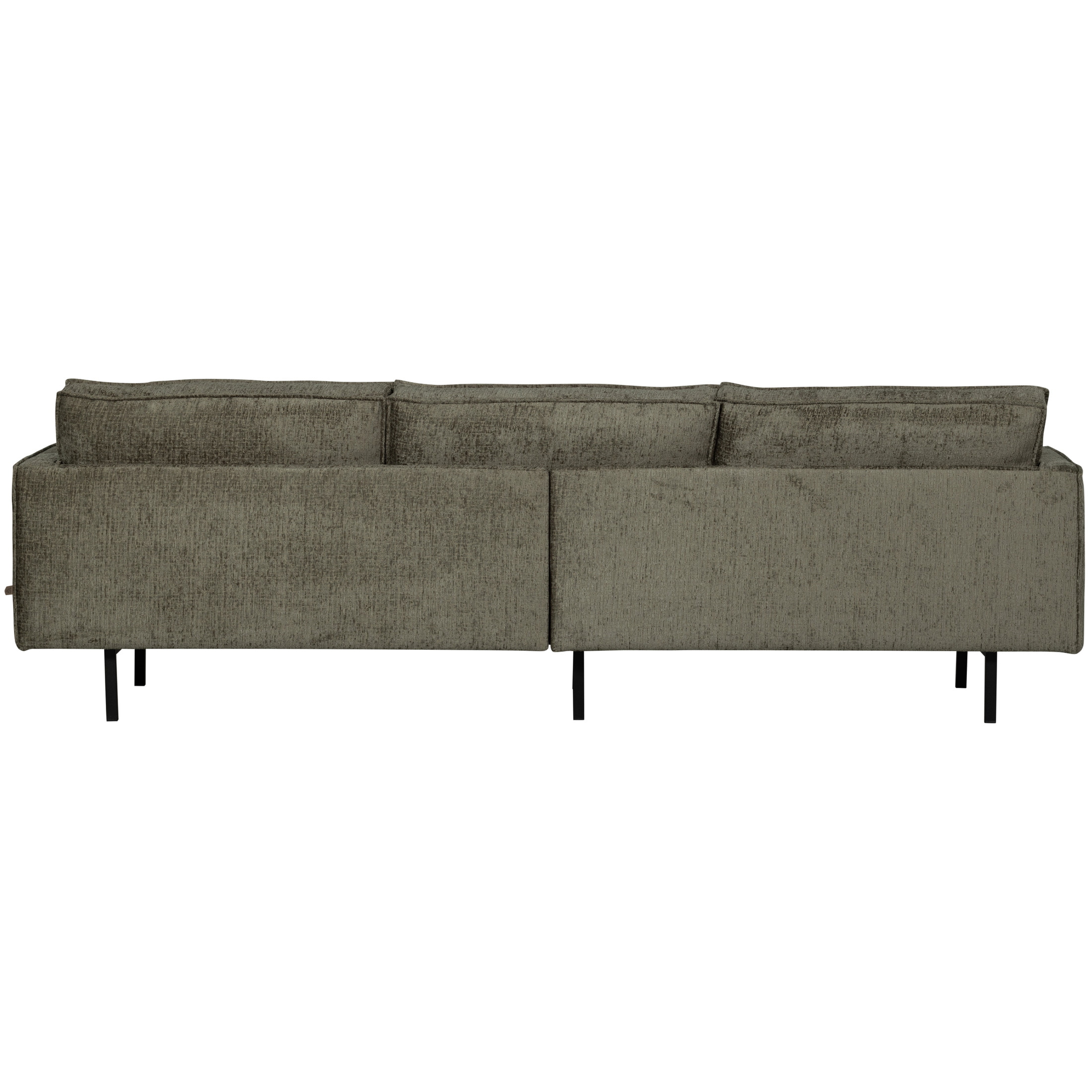 WOOOD 3-zits Bank 'Rodeo' Structure Velvet, kleur Frost