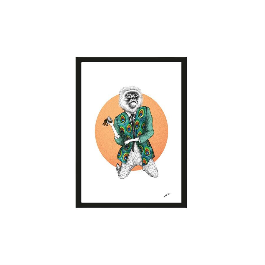 Urban Cotton Artprint Monkey 30 x 40cm