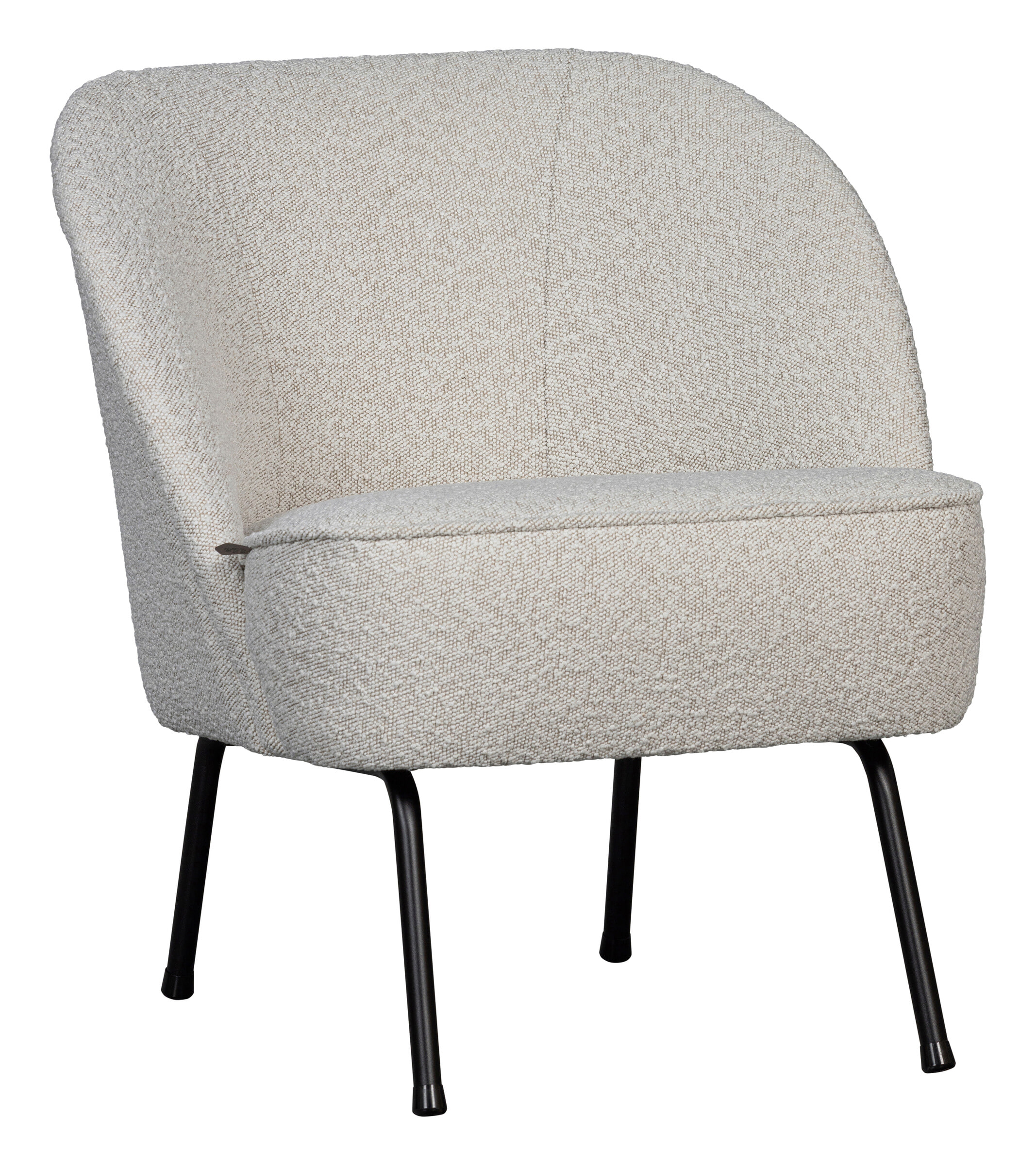 WOOOD Fauteuil 'Vogue' Bouclé, kleur Naturel