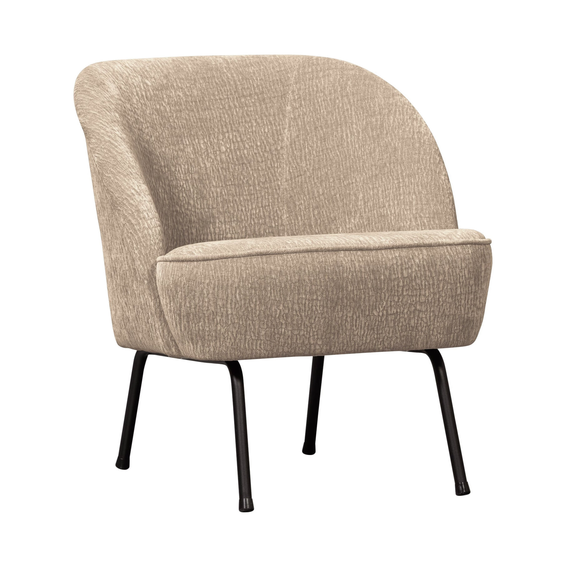 WOOOD Fauteuil Vogue Chenille - Zand - BePureHome