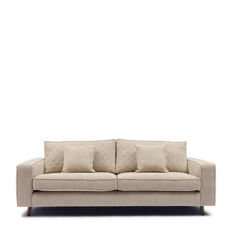 Rivièra Maison 3,5-zits Bank Kendall 232cm, Chenille - Satin Shell