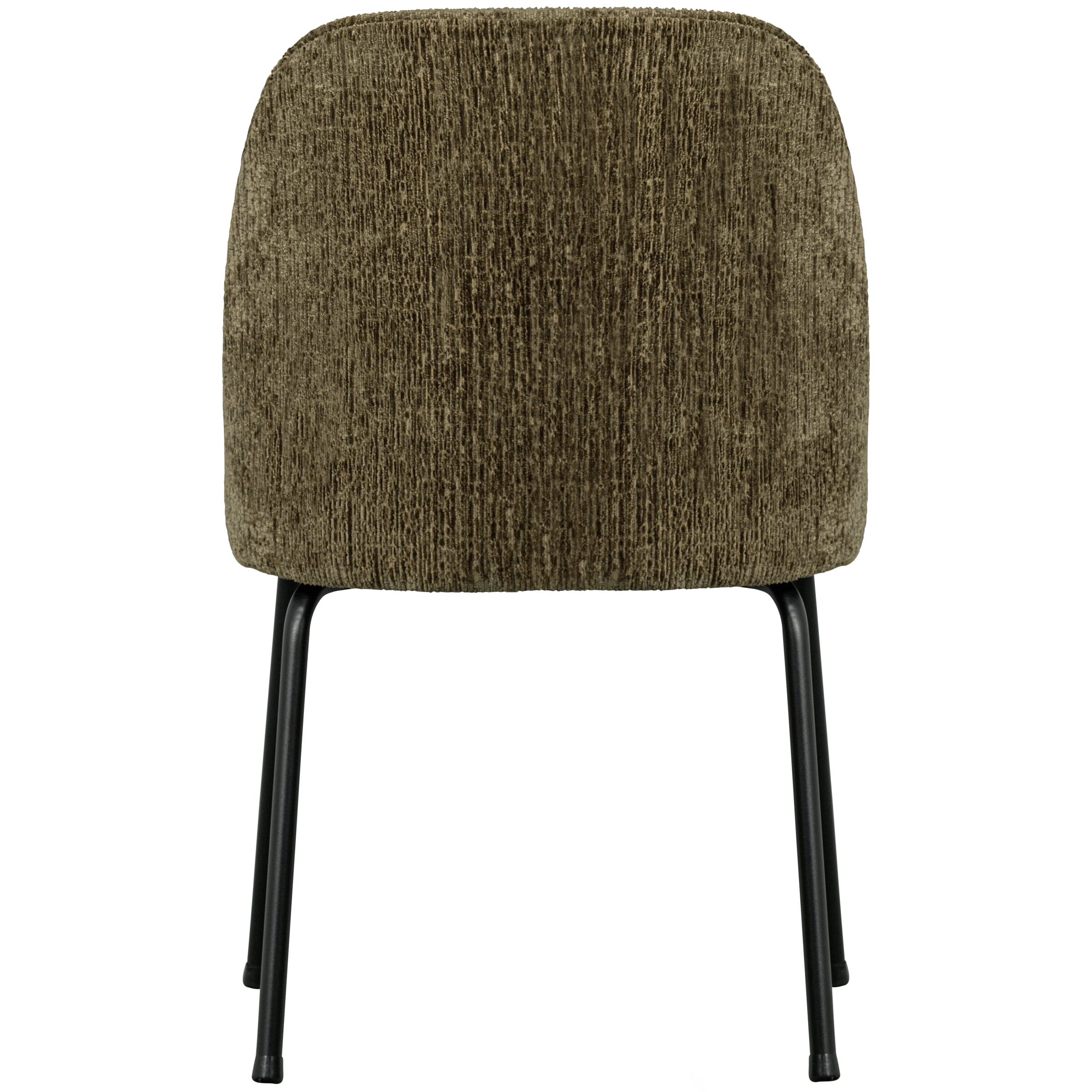 WOOOD Eetkamerstoel 'Vogue' Structure Velvet, kleur Bonsai