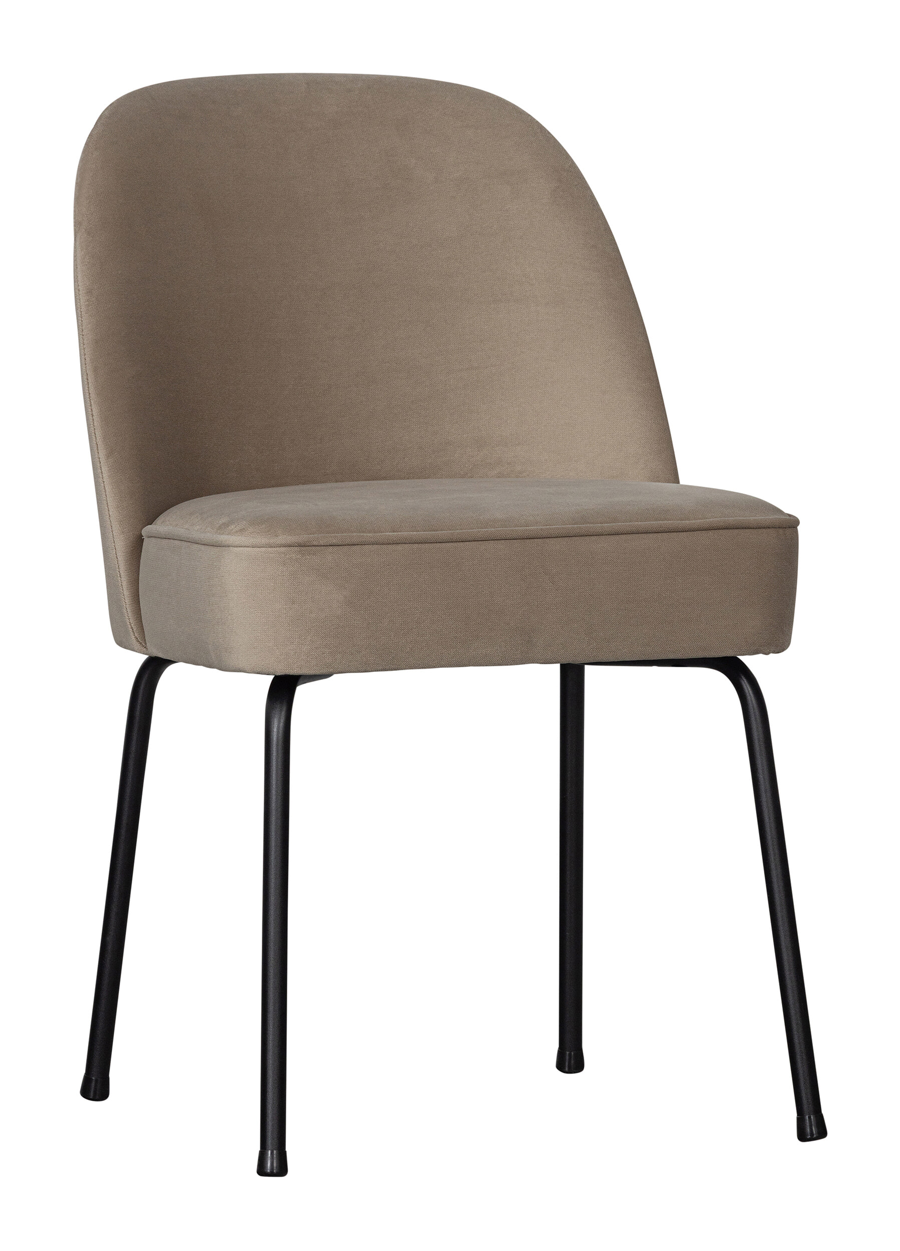 BePureHome Eetkamerstoel 'Vogue' Velvet, kleur Khaki