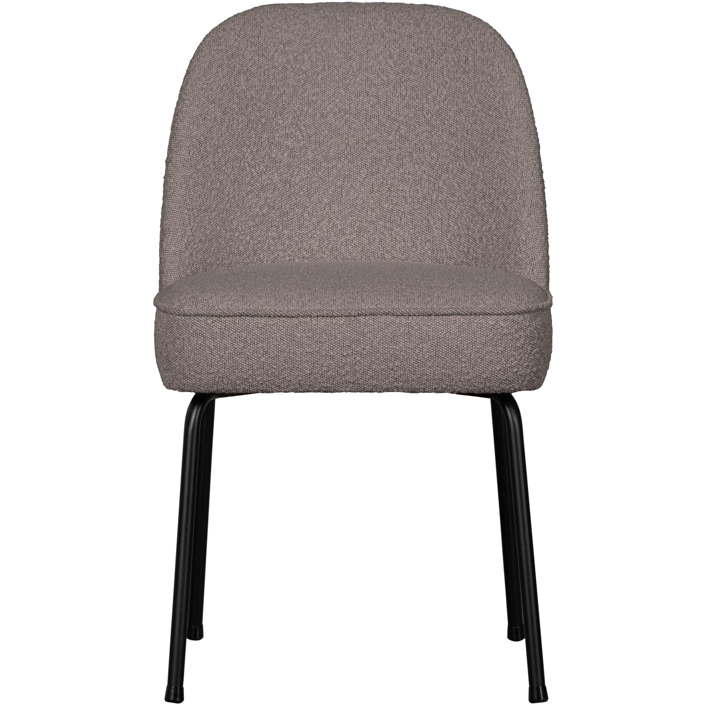 WOOOD Eetkamerstoel 'Vogue' Bouclé, kleur Nougat
