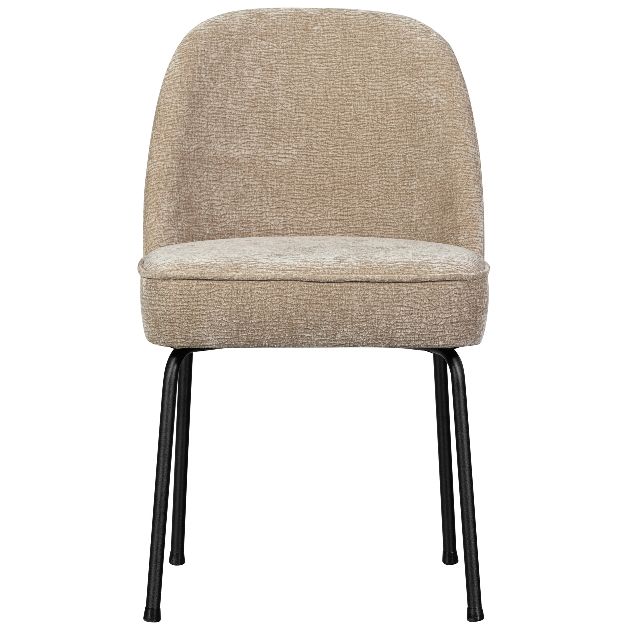 WOOOD Eetkamerstoel 'Vogue' Chenille, kleur Zand
