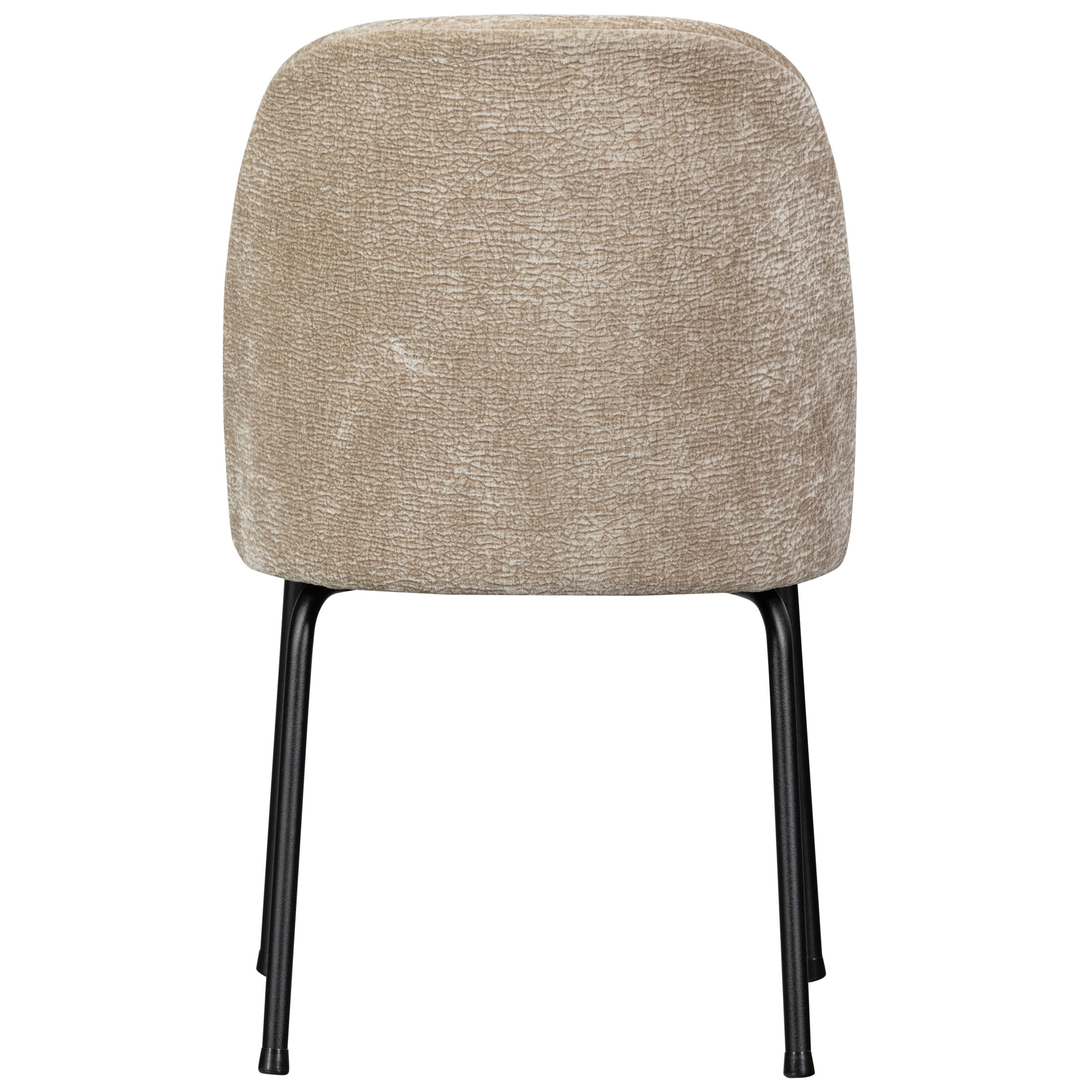 WOOOD Eetkamerstoel 'Vogue' Chenille, kleur Zand