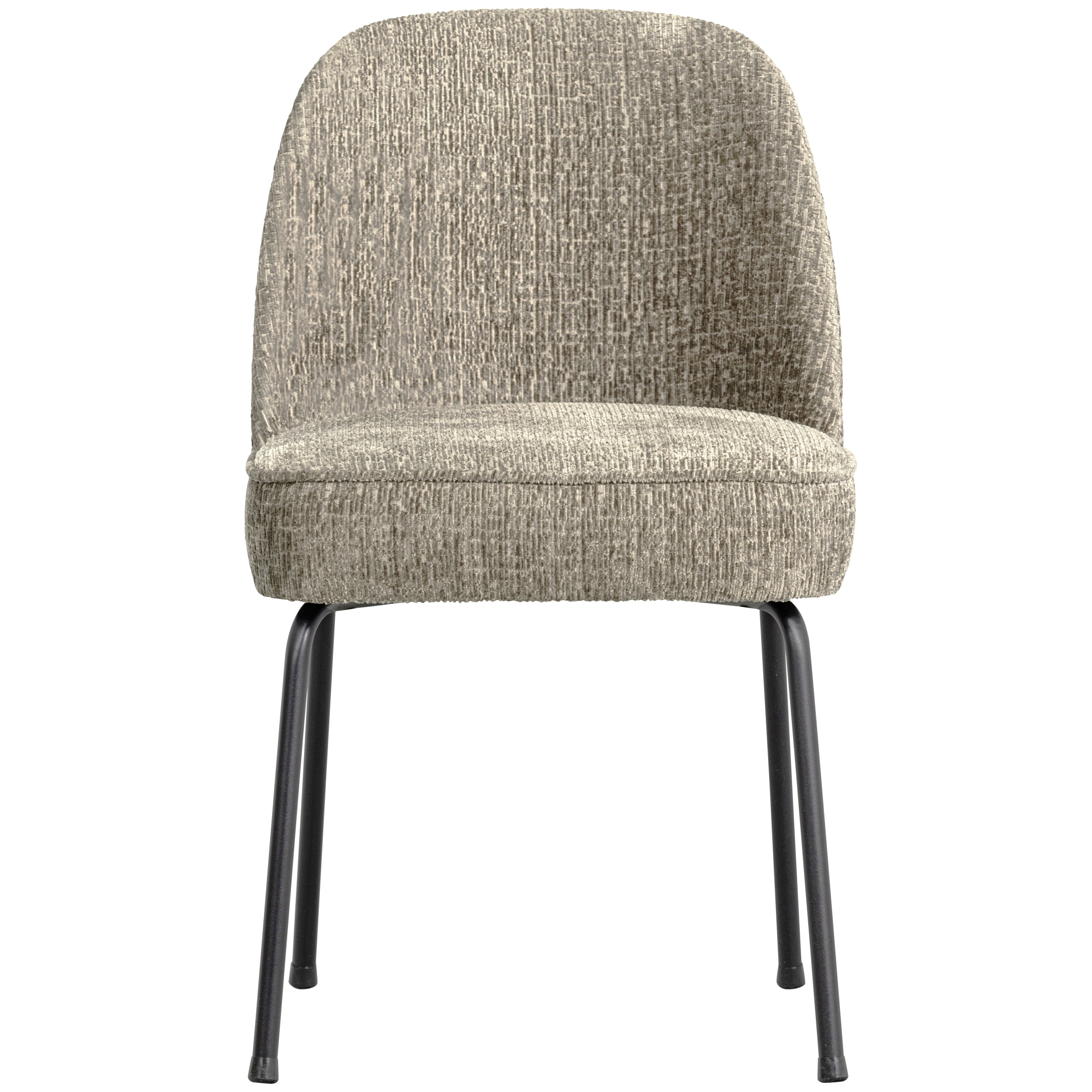 WOOOD Eetkamerstoel 'Vogue' Structure Velvet, kleur Wheatfield