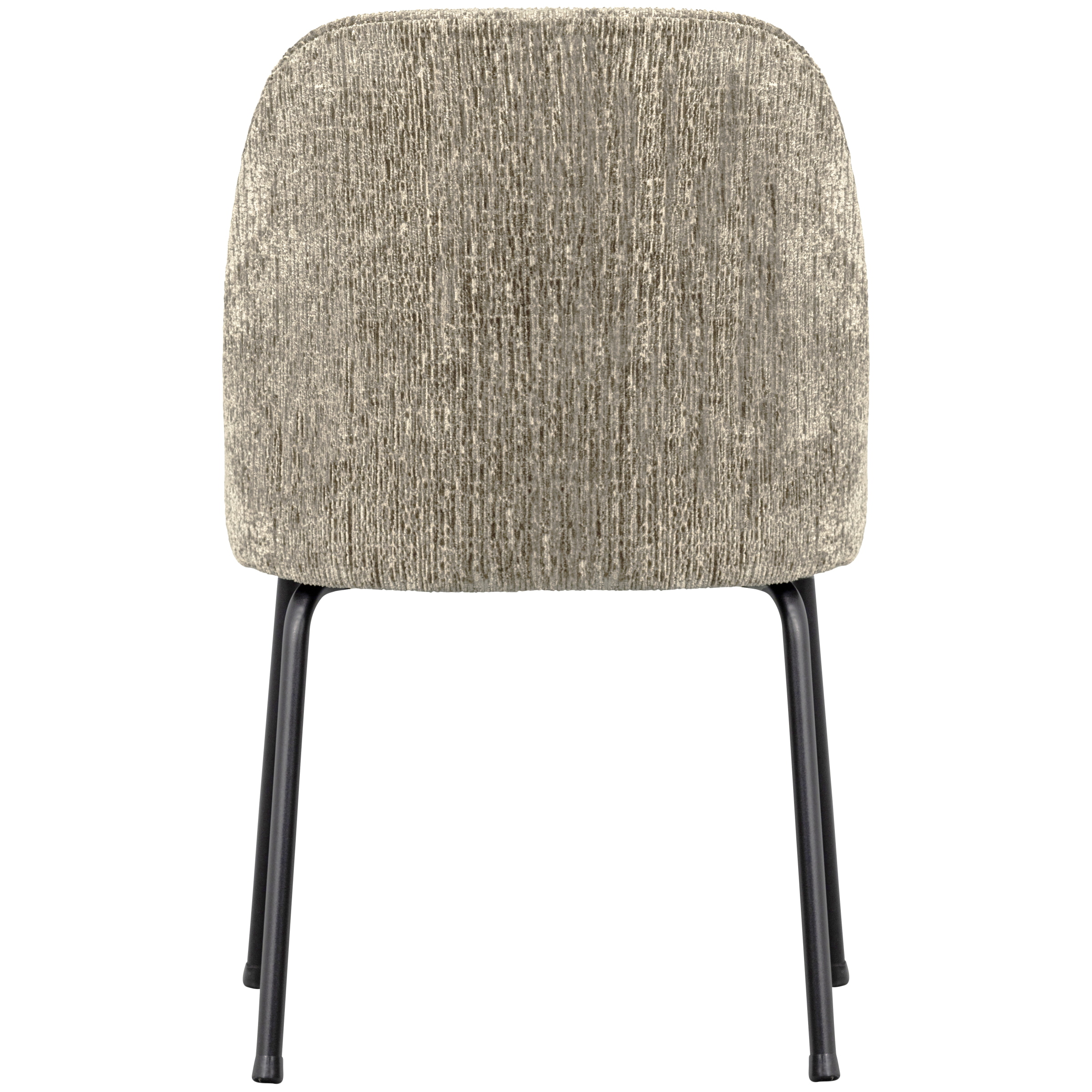 WOOOD Eetkamerstoel 'Vogue' Structure Velvet, kleur Wheatfield