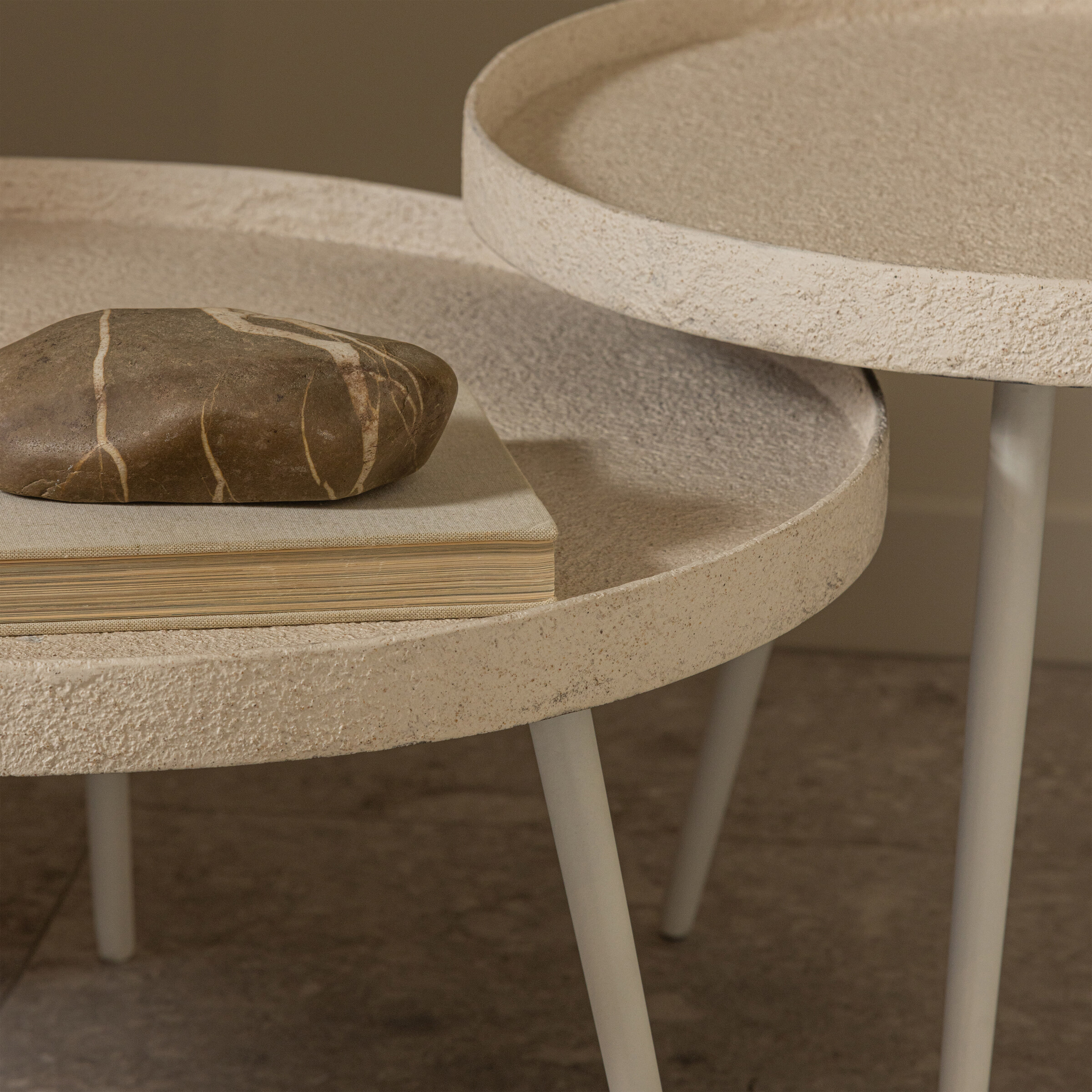 WOOOD Bijzettafel 'Bounds' 74cm, kleur Naturel