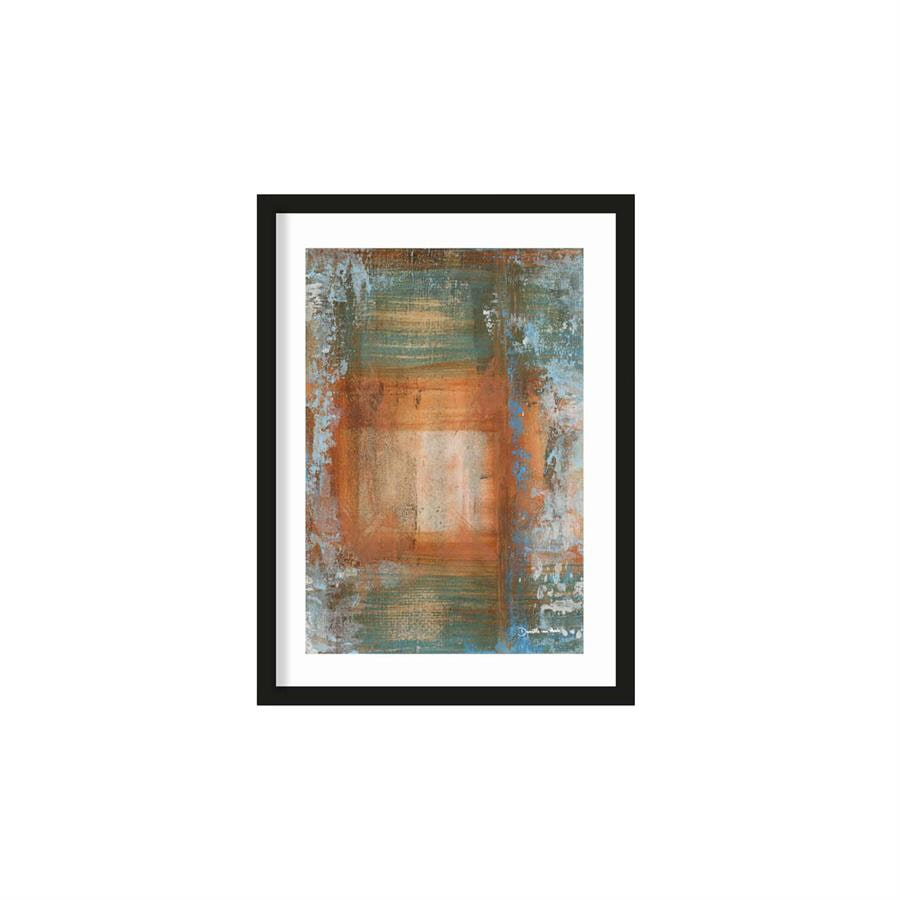 Urban Cotton Artprint Blue Ocker Abstract 1 cm 30 x 40cm