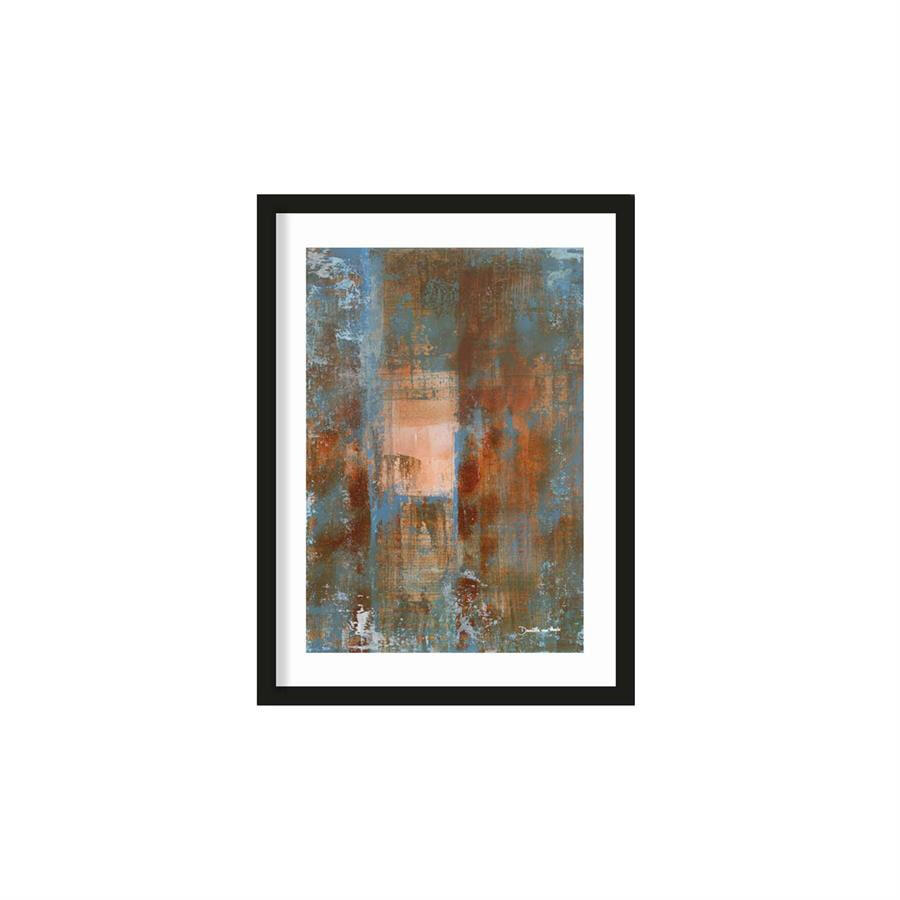 Urban Cotton Artprint 'Blue Ocker Abstract 2' 50 x 70cm