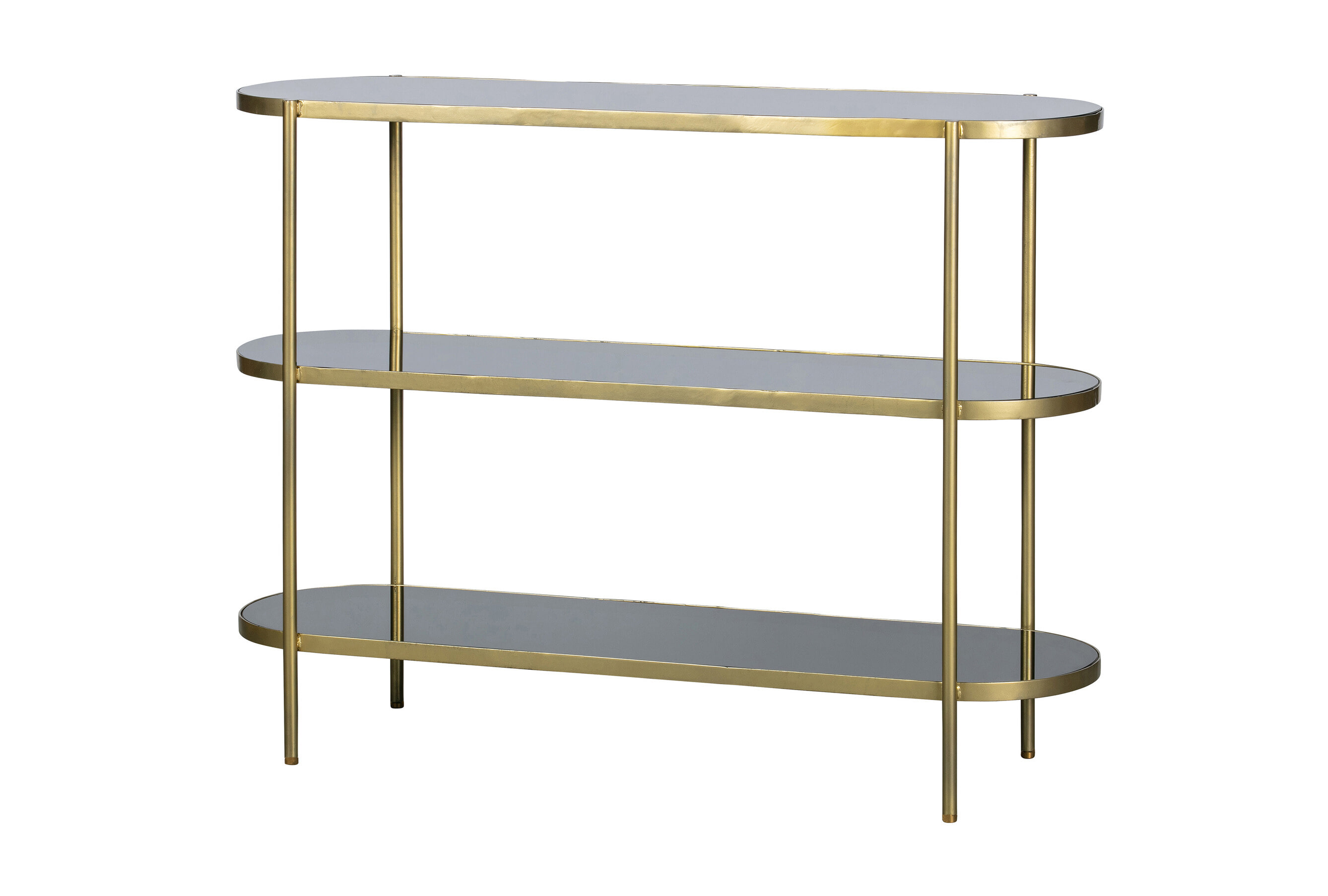 BePureHome Sidetable Smokey - Antique Brass - Ovaal