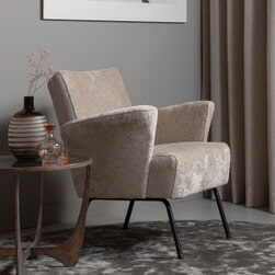 BePureHome Fauteuil 'Muse' Chenille