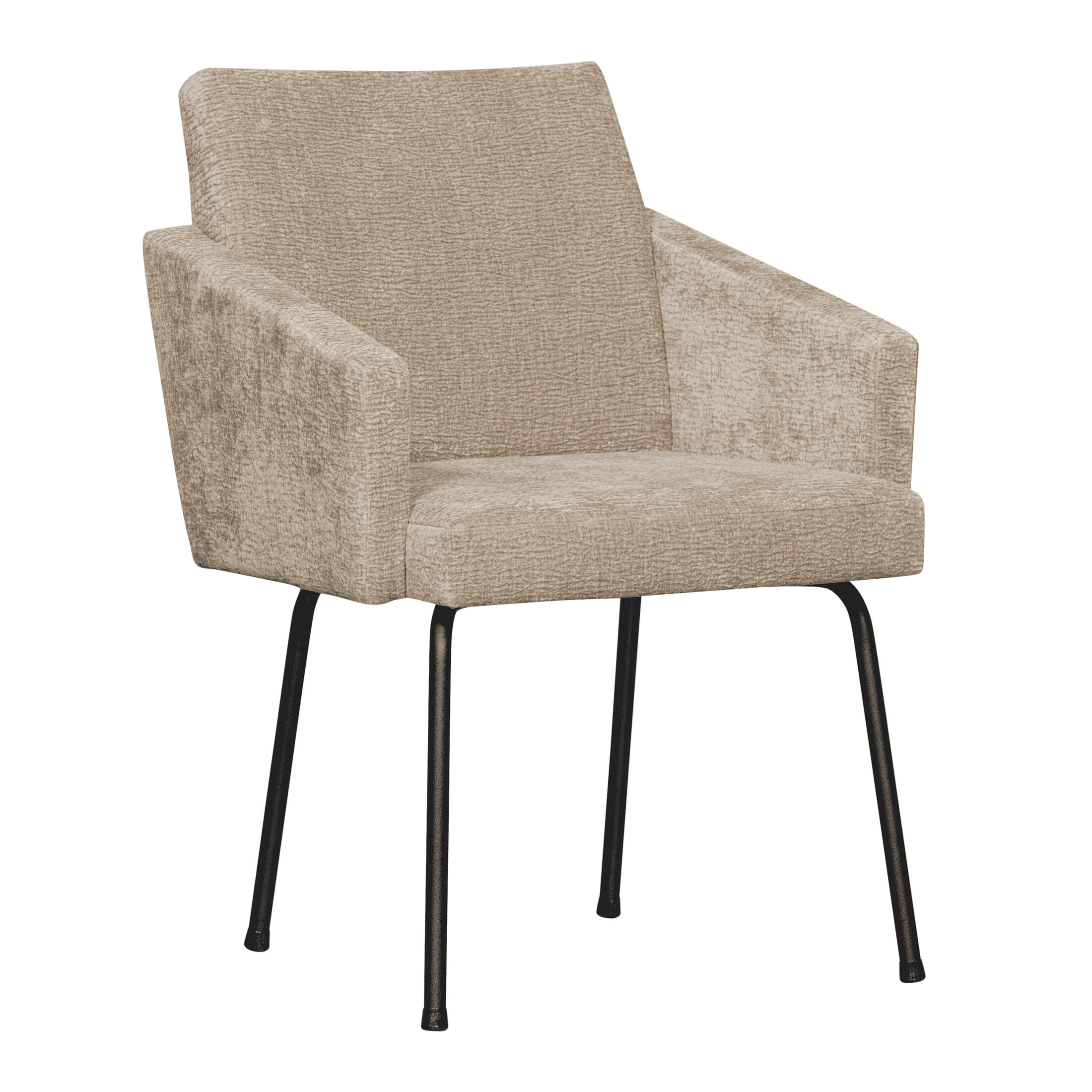 WOOOD Eetkamerstoel Mount Chenille - Zand