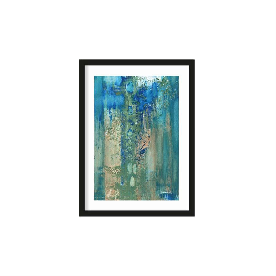 Urban Cotton Artprint Blue Green Abstract cm 30 x 40cm