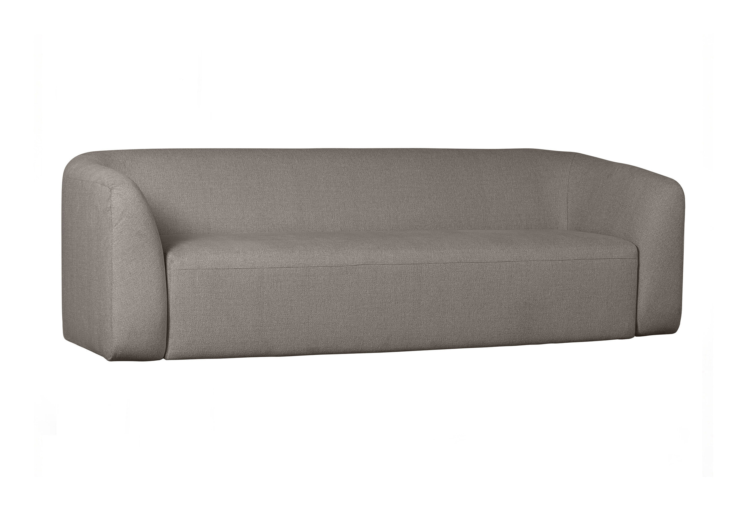 WOOOD 3-zits Bank 'Sloping' kleur Grijs Melange