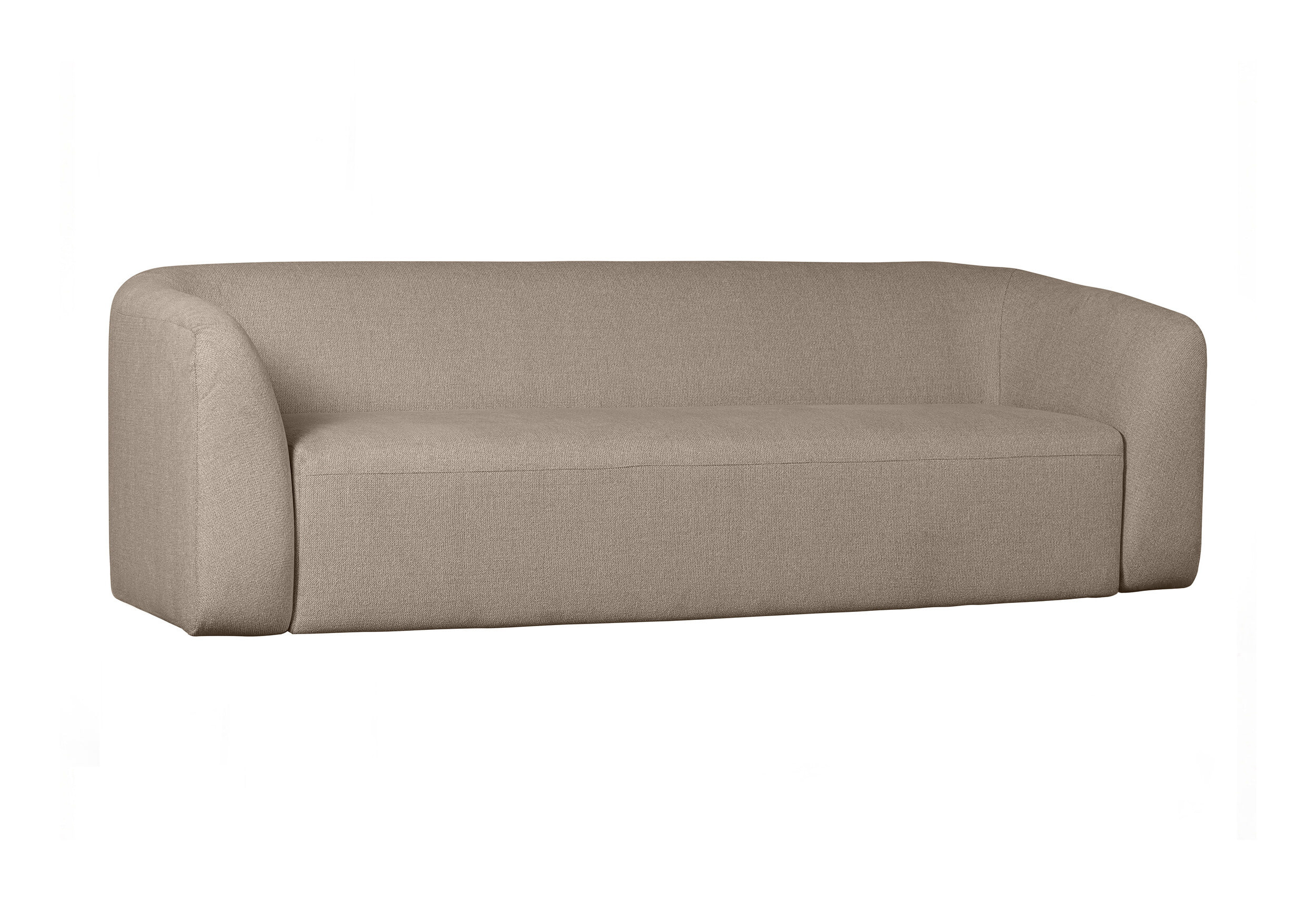 WOOOD 3-zits Bank 'Sloping' kleur Naturel Melange