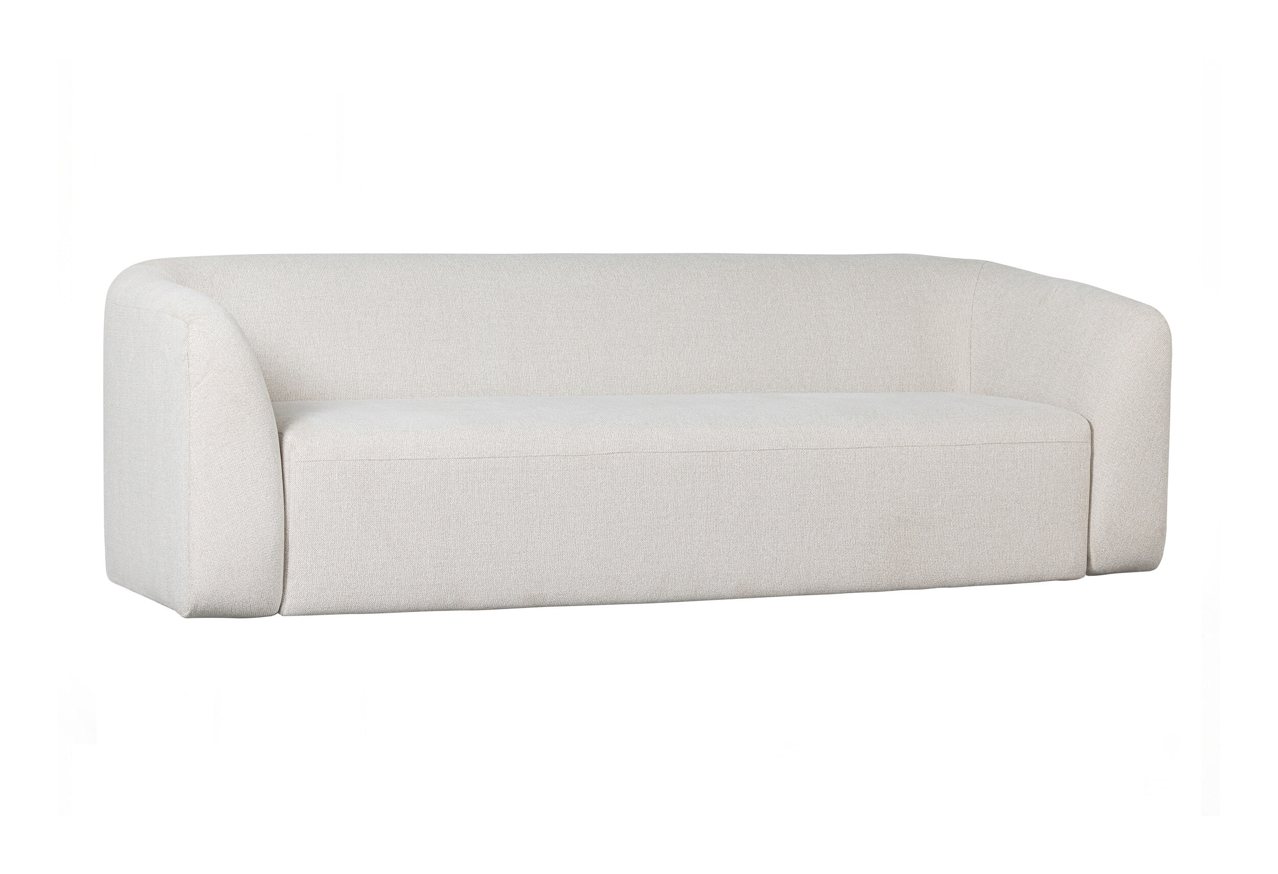 WOOOD 3-zits Bank 'Sloping' kleur Pearl Melange