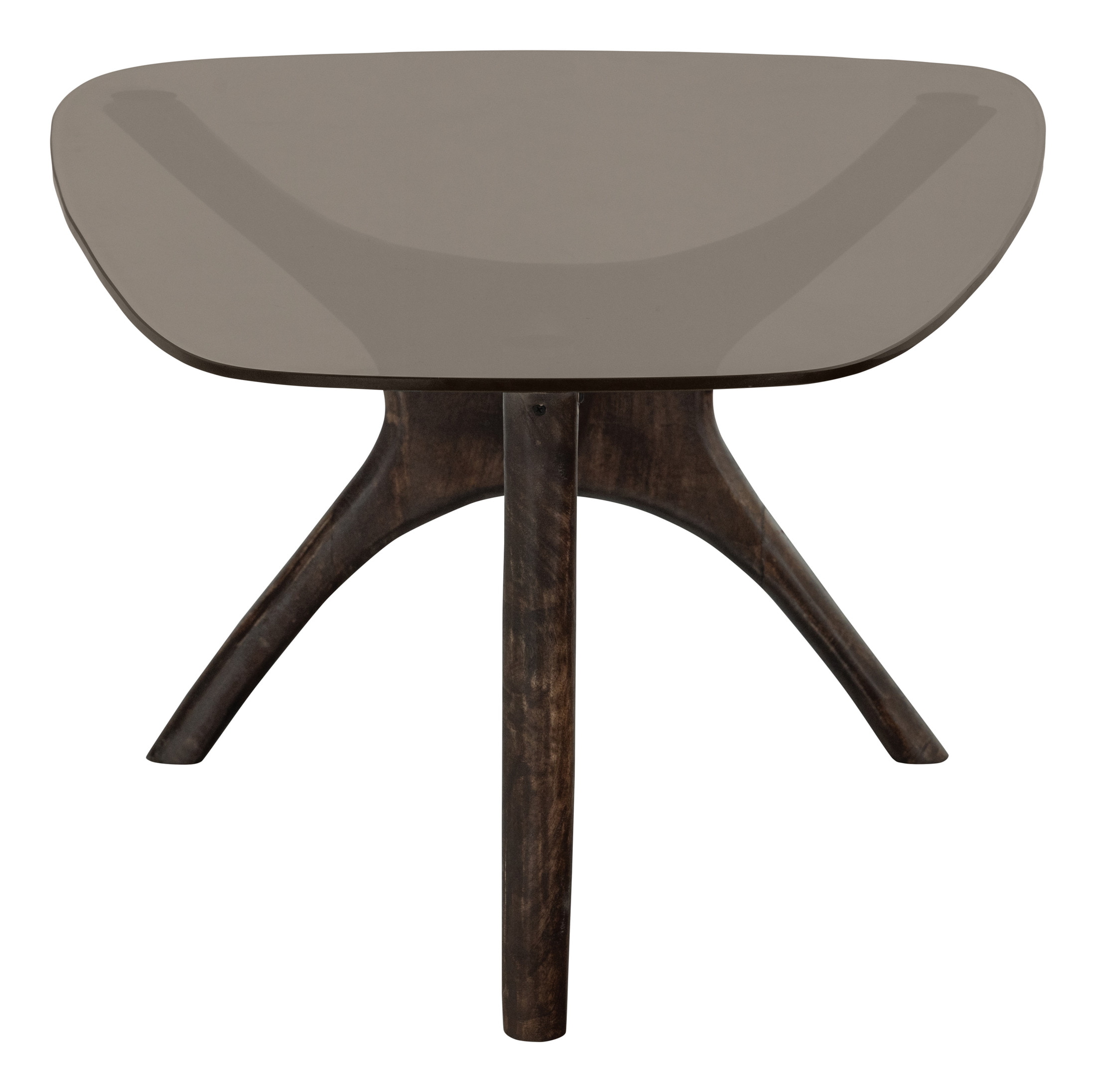 WOOOD Organische Salontafel 'Flash' Mangohout en glas, 110 x 60cm