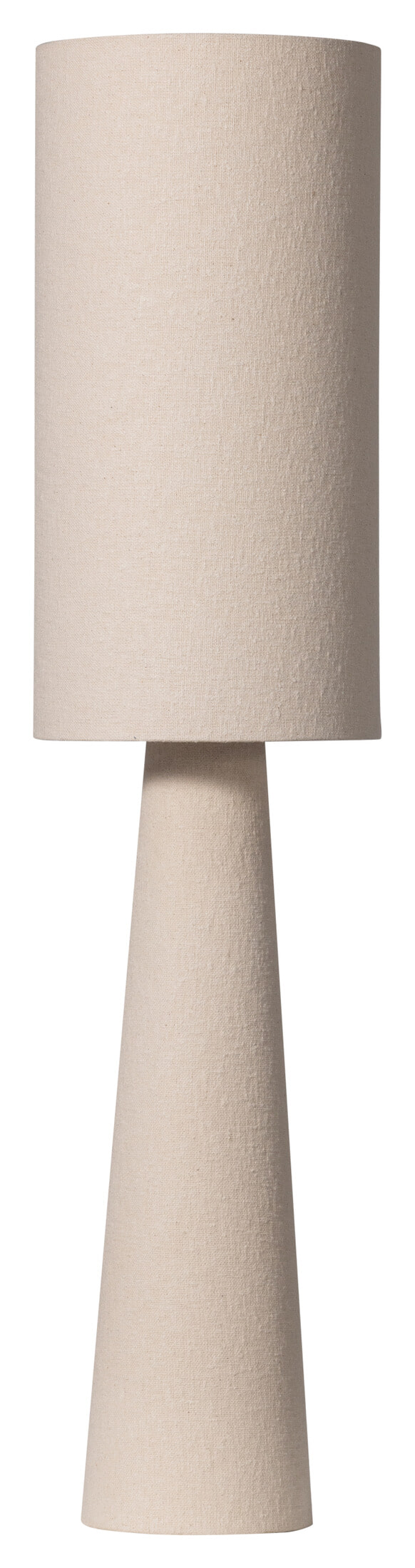 WOOOD Vloerlamp 'Loft' Bouclé, kleur Naturel