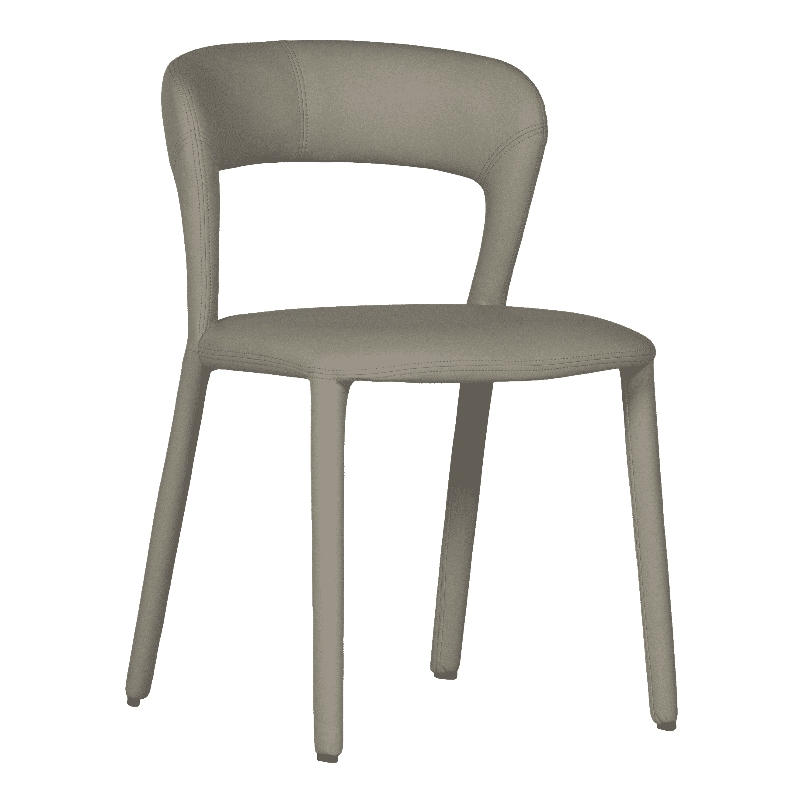 WOOOD Eetkamerstoel Noble Lederlook - Beige