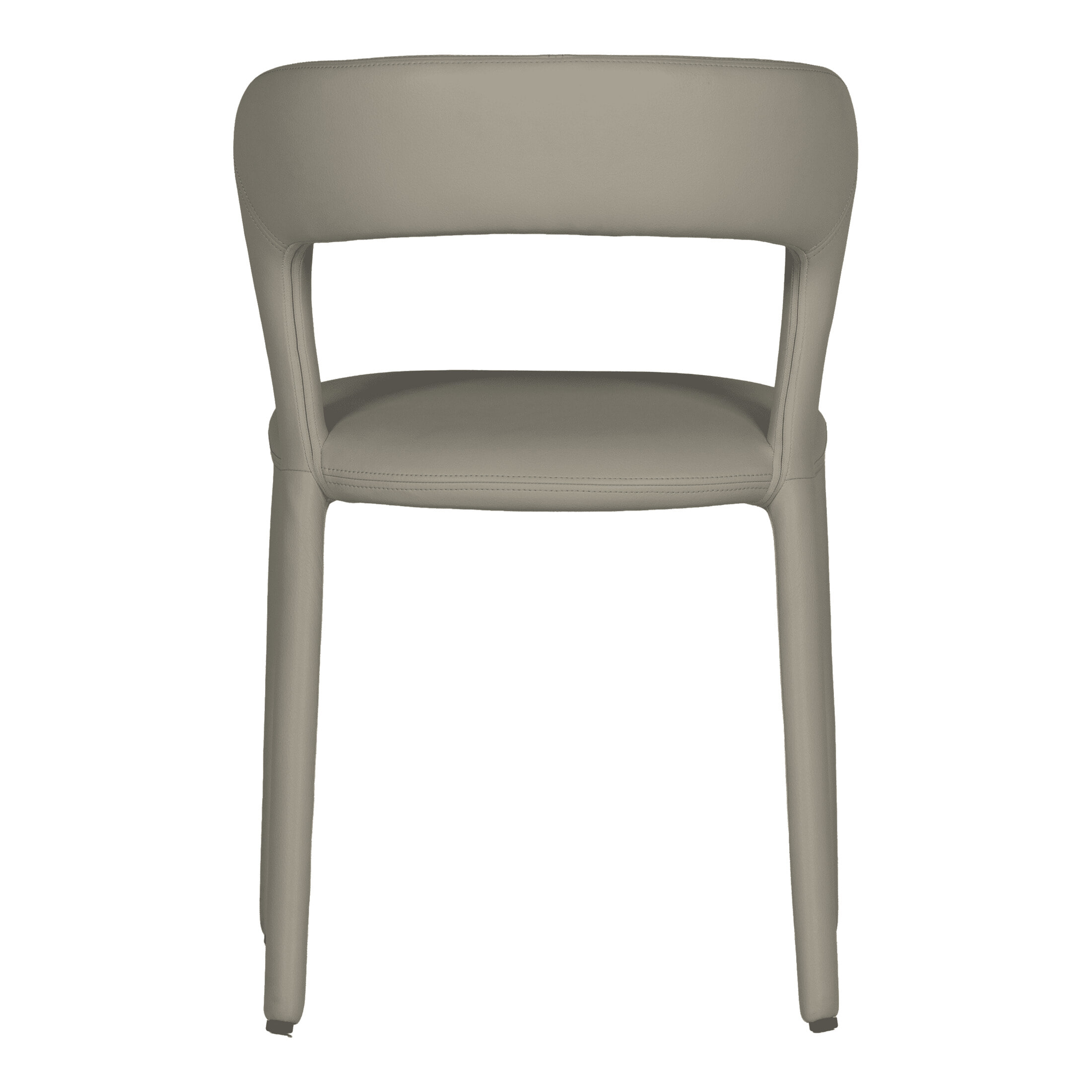 WOOOD Eetkamerstoel 'Noble' Lederlook, kleur Beige