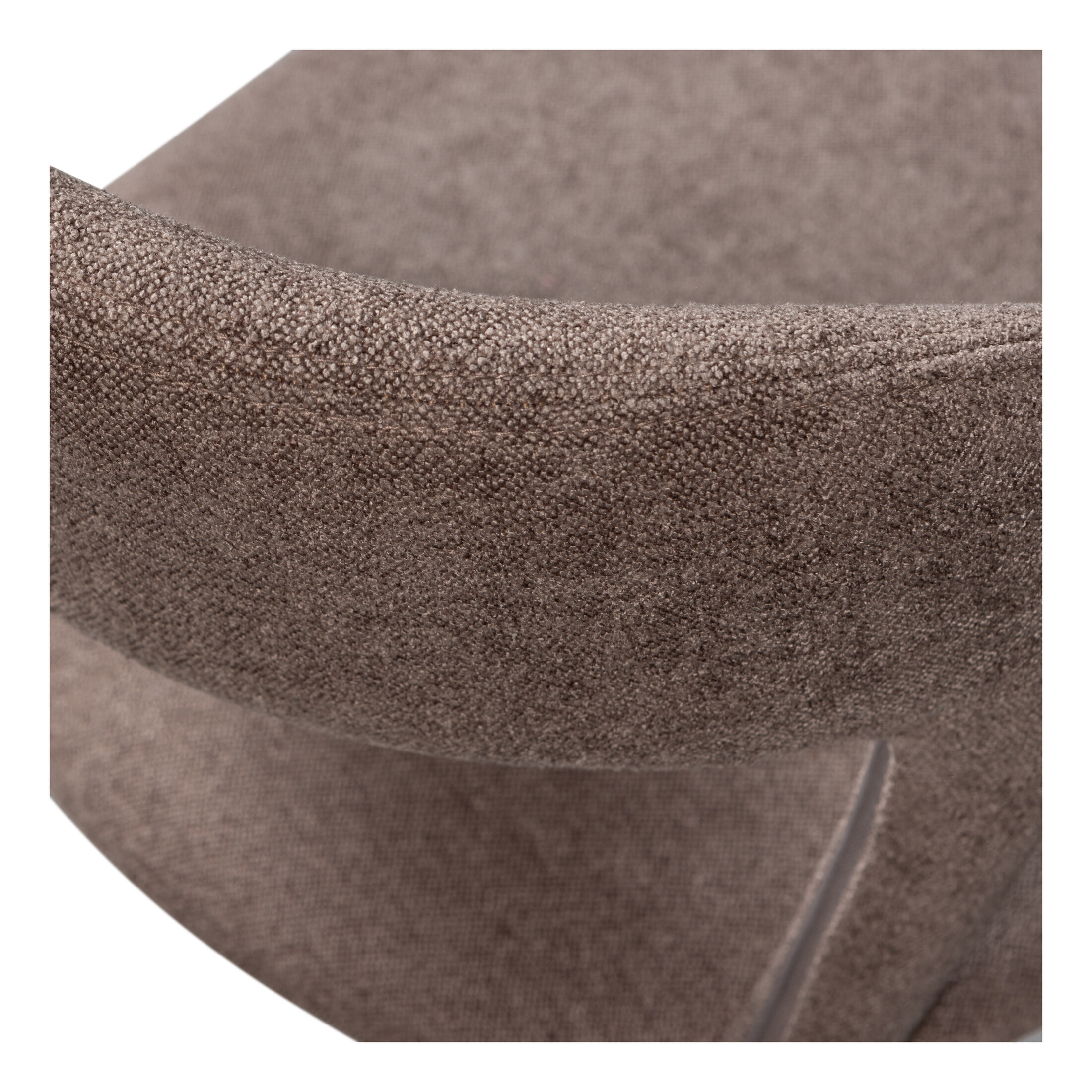 WOOOD Eetkamerstoel 'Noble' Geweven, kleur Taupe