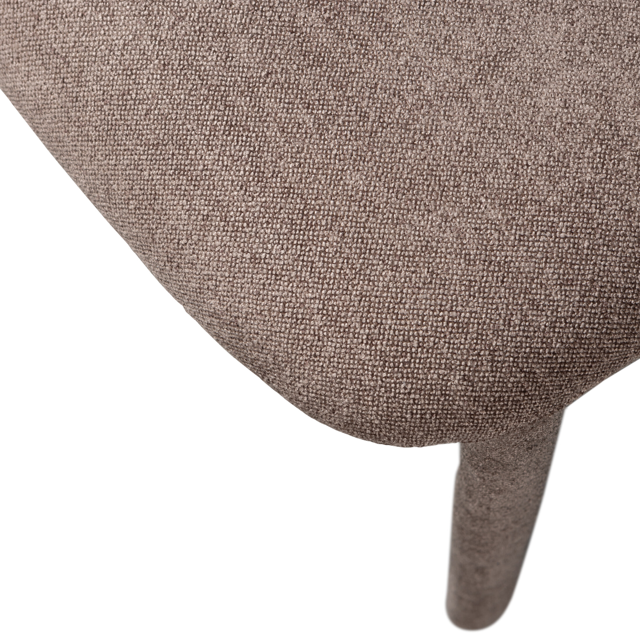 WOOOD Eetkamerstoel 'Noble' Geweven, kleur Taupe