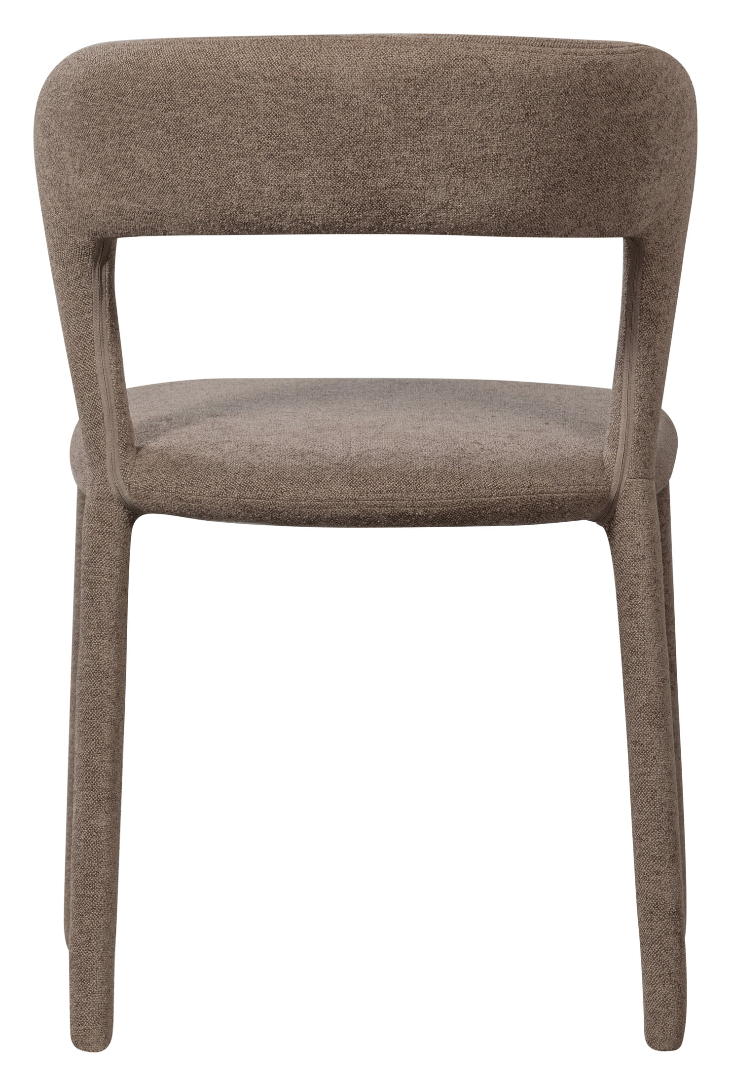 WOOOD Eetkamerstoel 'Noble' Geweven, kleur Taupe