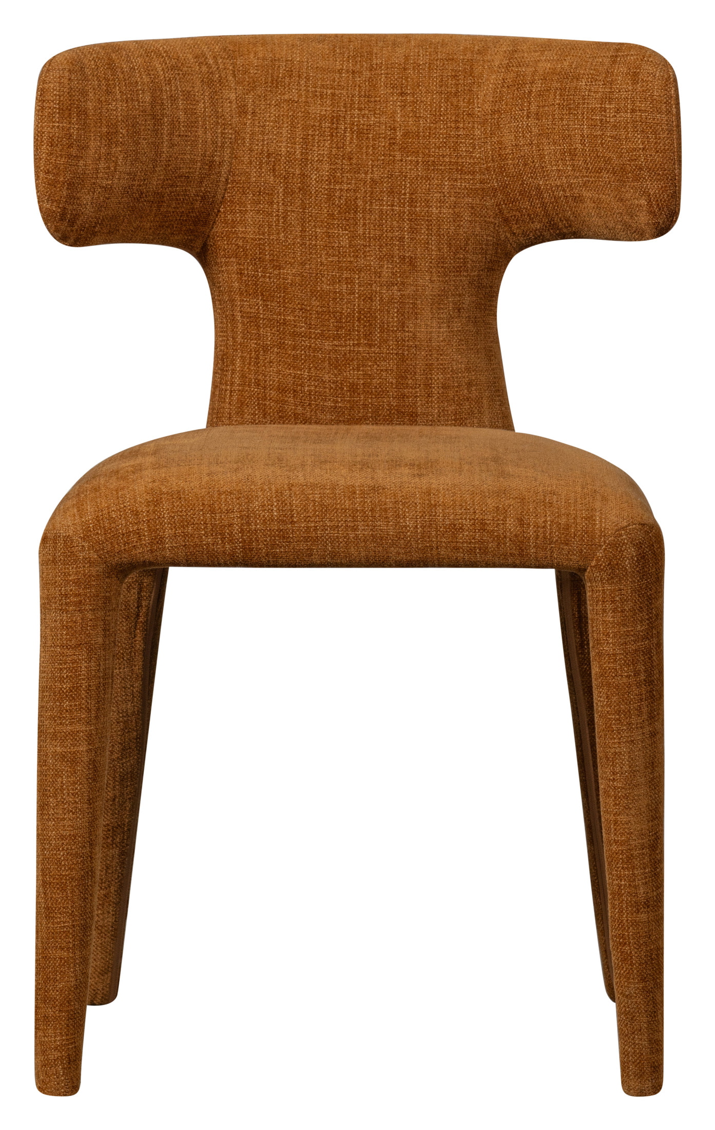 WOOOD Eetkamerstoel 'Permit' Geweven, kleur Cinnamon