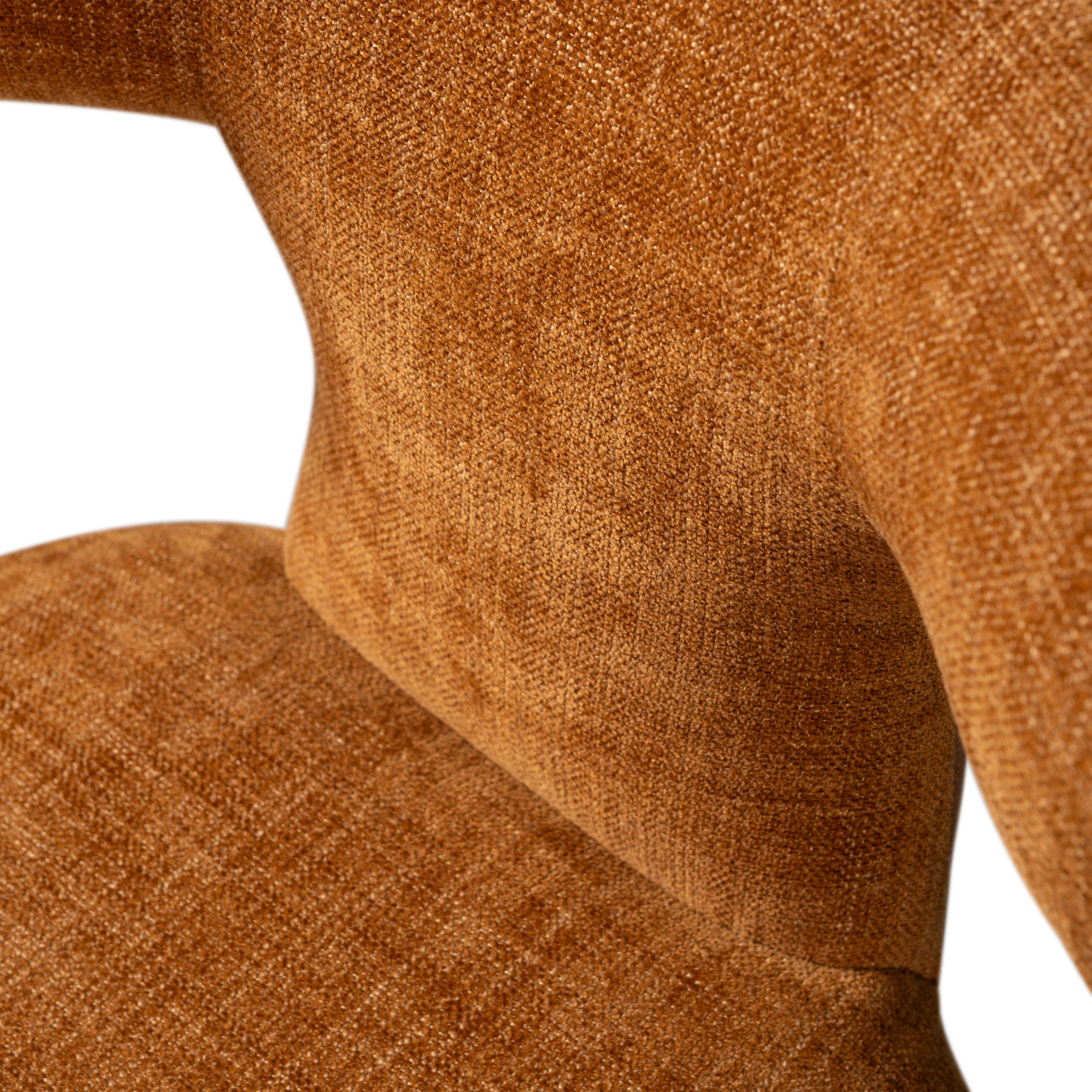 WOOOD Eetkamerstoel 'Permit' Geweven, kleur Cinnamon