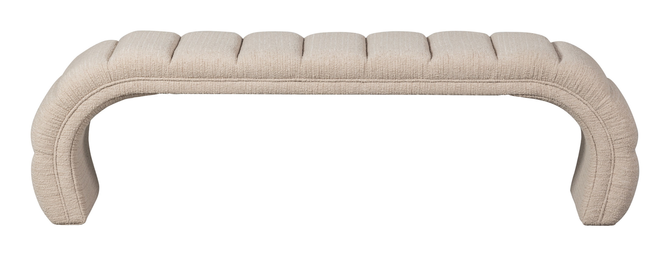 WOOOD Eetkamerbank 'Traffic' Geweven, 160cm, kleur Naturel