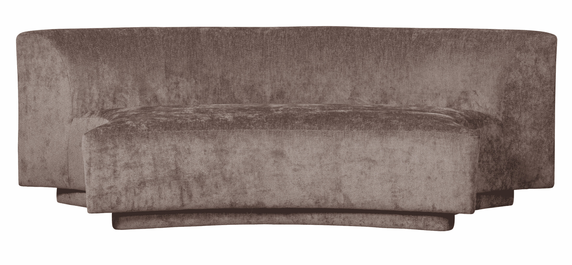 WOOOD 2-zits Bank 'Popular' Modulair, Chenille, kleur Taupe