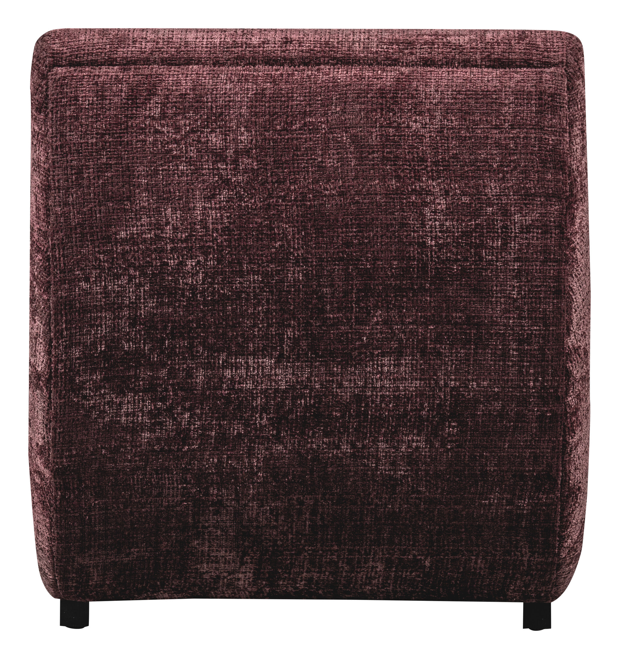 WOOOD Fauteuil 'Observe' Chenille, kleur Aubergine