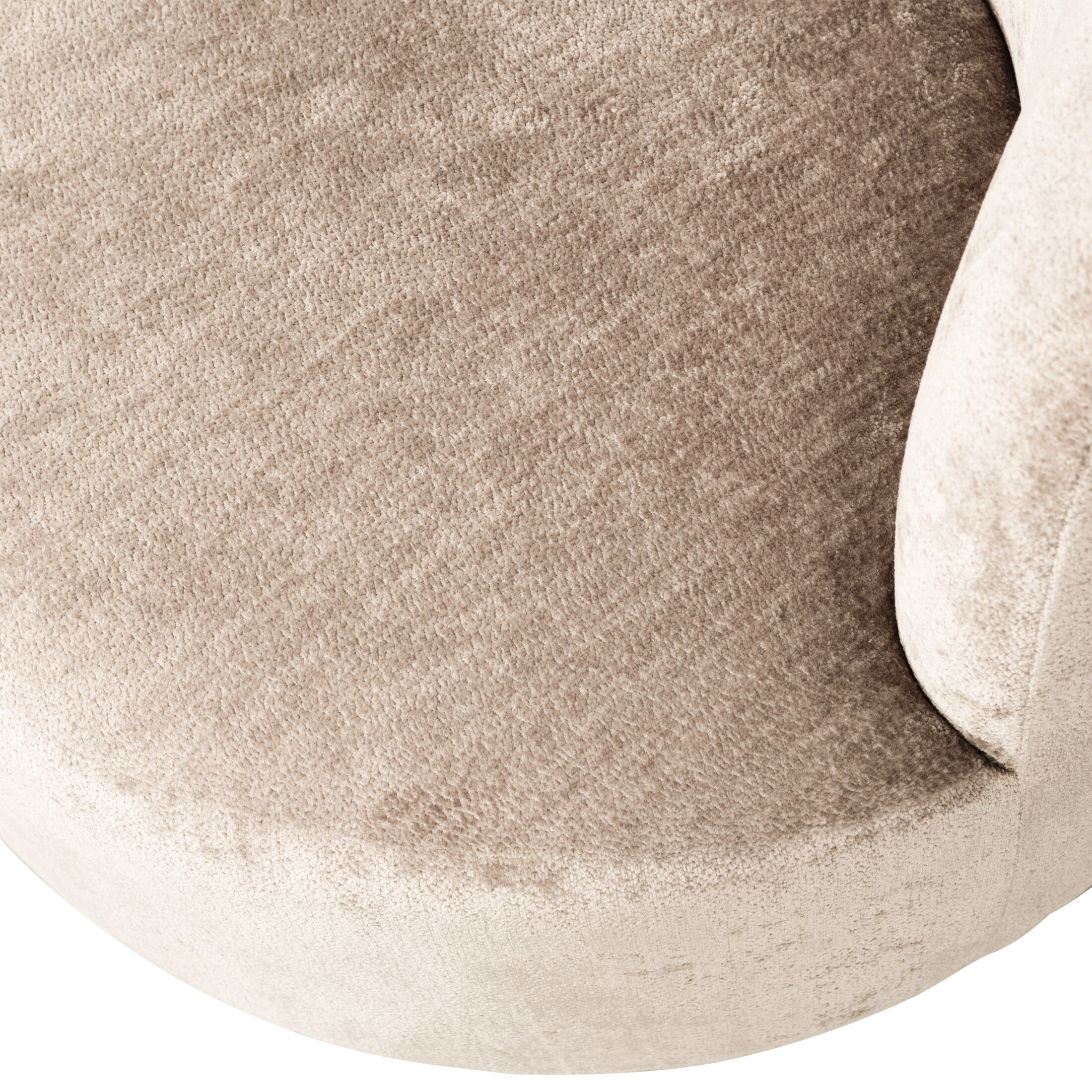 WOOOD Draaifauteuil 'Popular' Modulair, Chenille, kleur Naturel