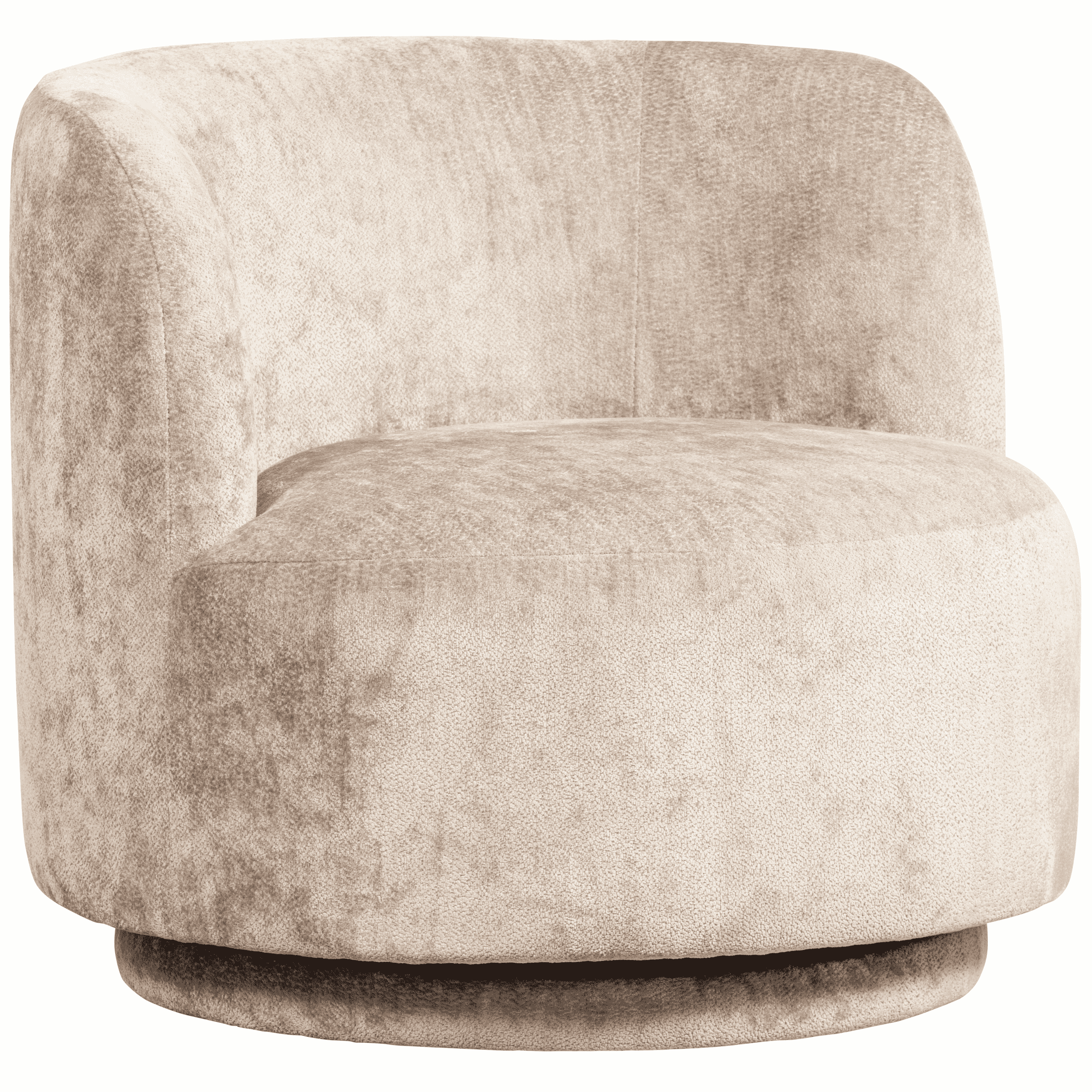 BePureHome Draaifauteuil Popular Modulair, Chenille