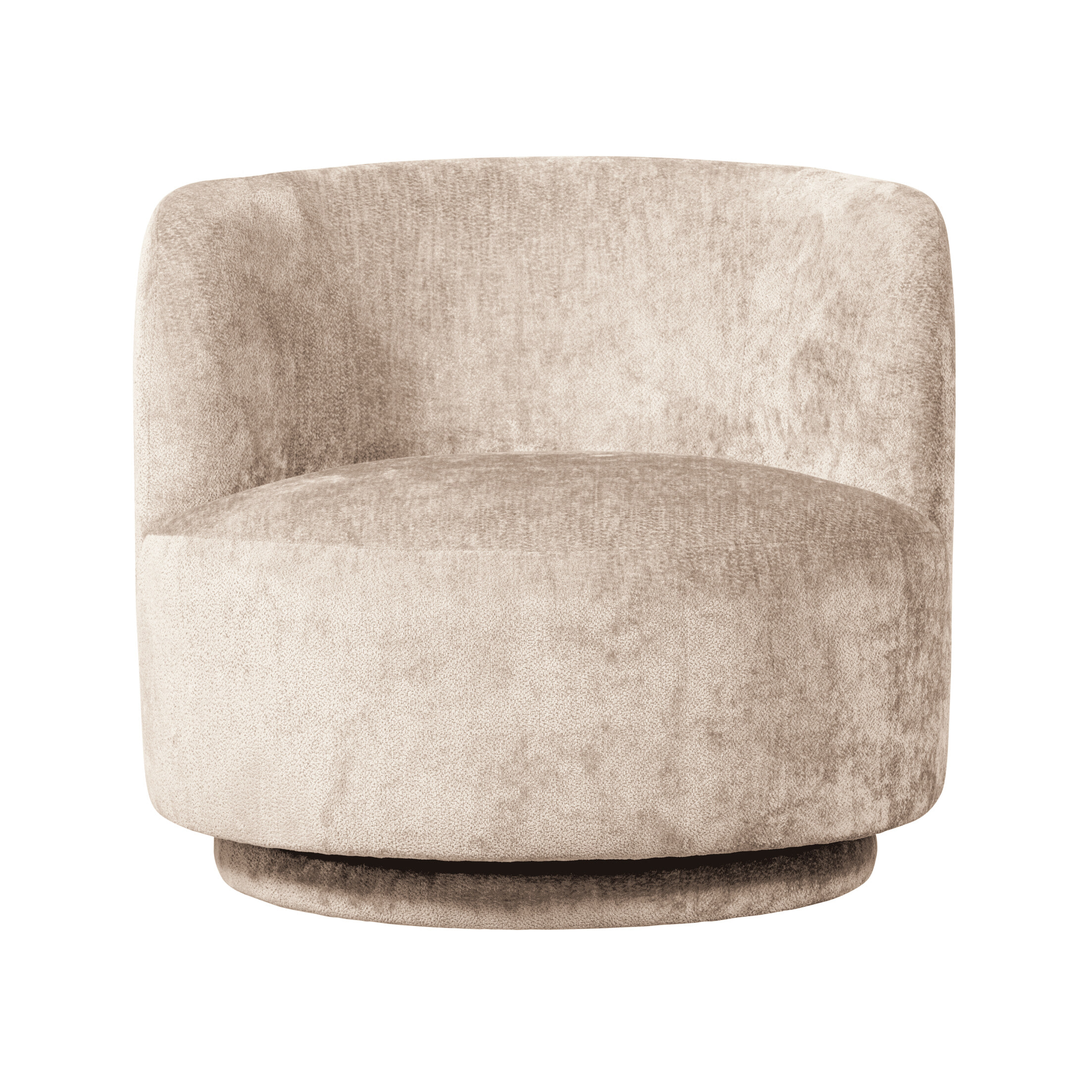 WOOOD Draaifauteuil 'Popular' Modulair, Chenille, kleur Naturel