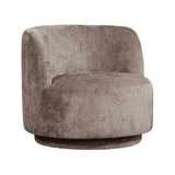 WOOOD Draaifauteuil 'Popular' Modulair, Chenille, kleur Taupe