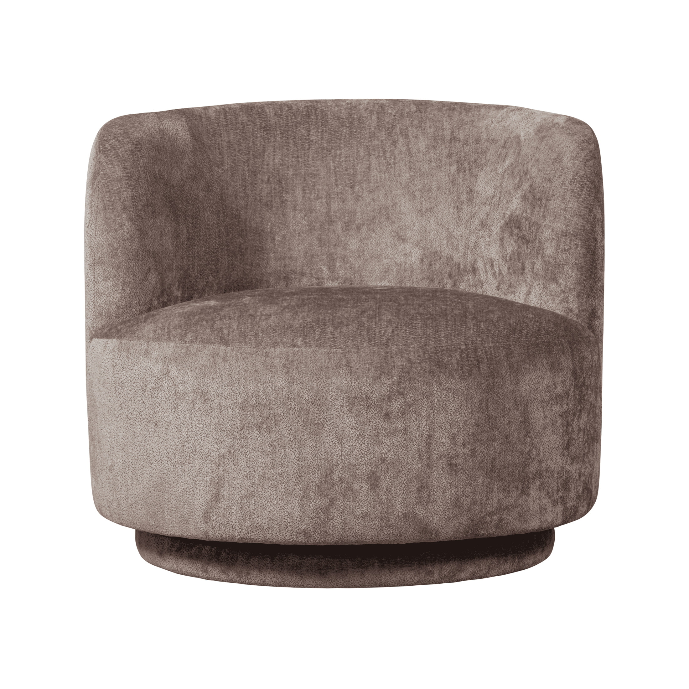 WOOOD Draaifauteuil 'Popular' Modulair, Chenille, kleur Taupe