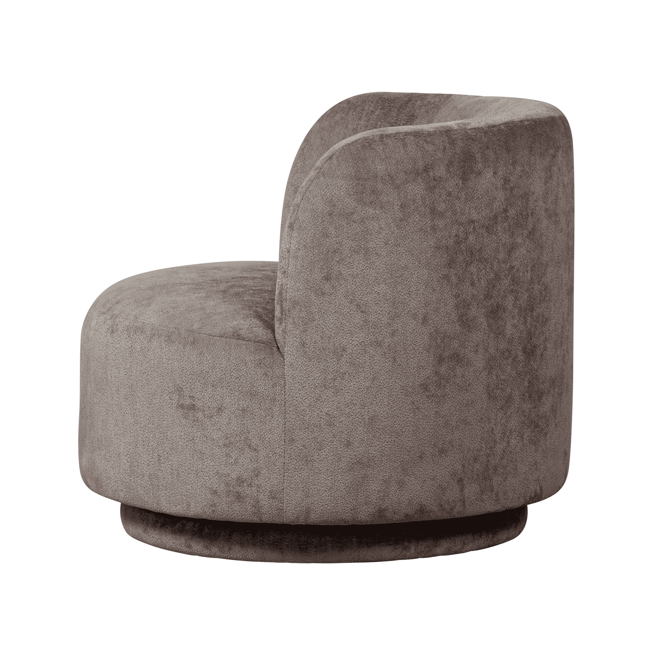 WOOOD Draaifauteuil 'Popular' Modulair, Chenille, kleur Taupe