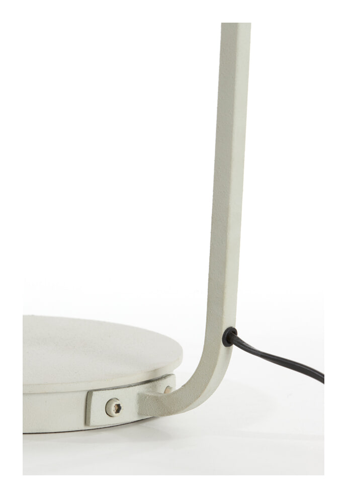 Light & Living Vloerlamp 'Mareno' 164cm, kleur Crème (excl. kap)