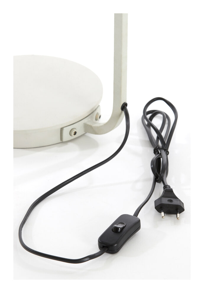Light & Living Vloerlamp 'Mareno' 164cm, kleur Crème (excl. kap)