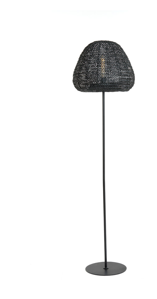Light & Living Vloerlamp Finou 162cm hoog - Mat Zwart