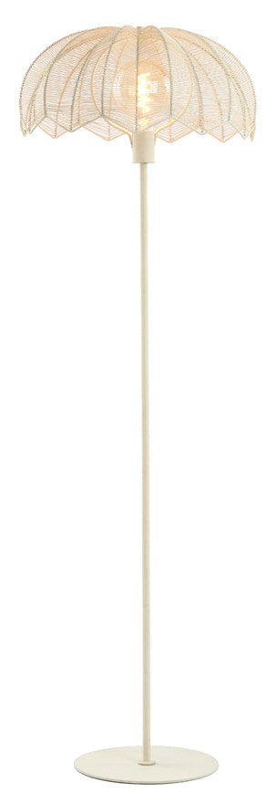 Light & Living Vloerlamp 'Espelo' 150cm hoog, kleur Crème